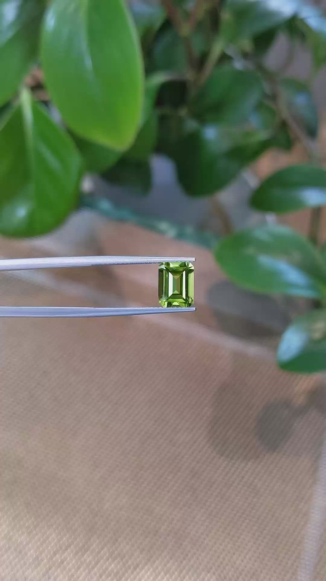 2.31 Ct. Peridot from Burma (Myanmar) Size Video