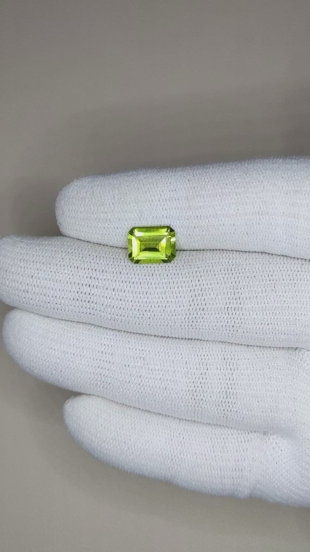 2.08 Ct. Peridot from Burma (Myanmar) Size Video