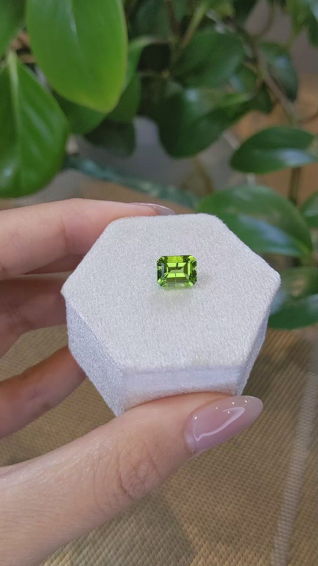 2.69 Ct. Peridot from Burma (Myanmar) Size Video