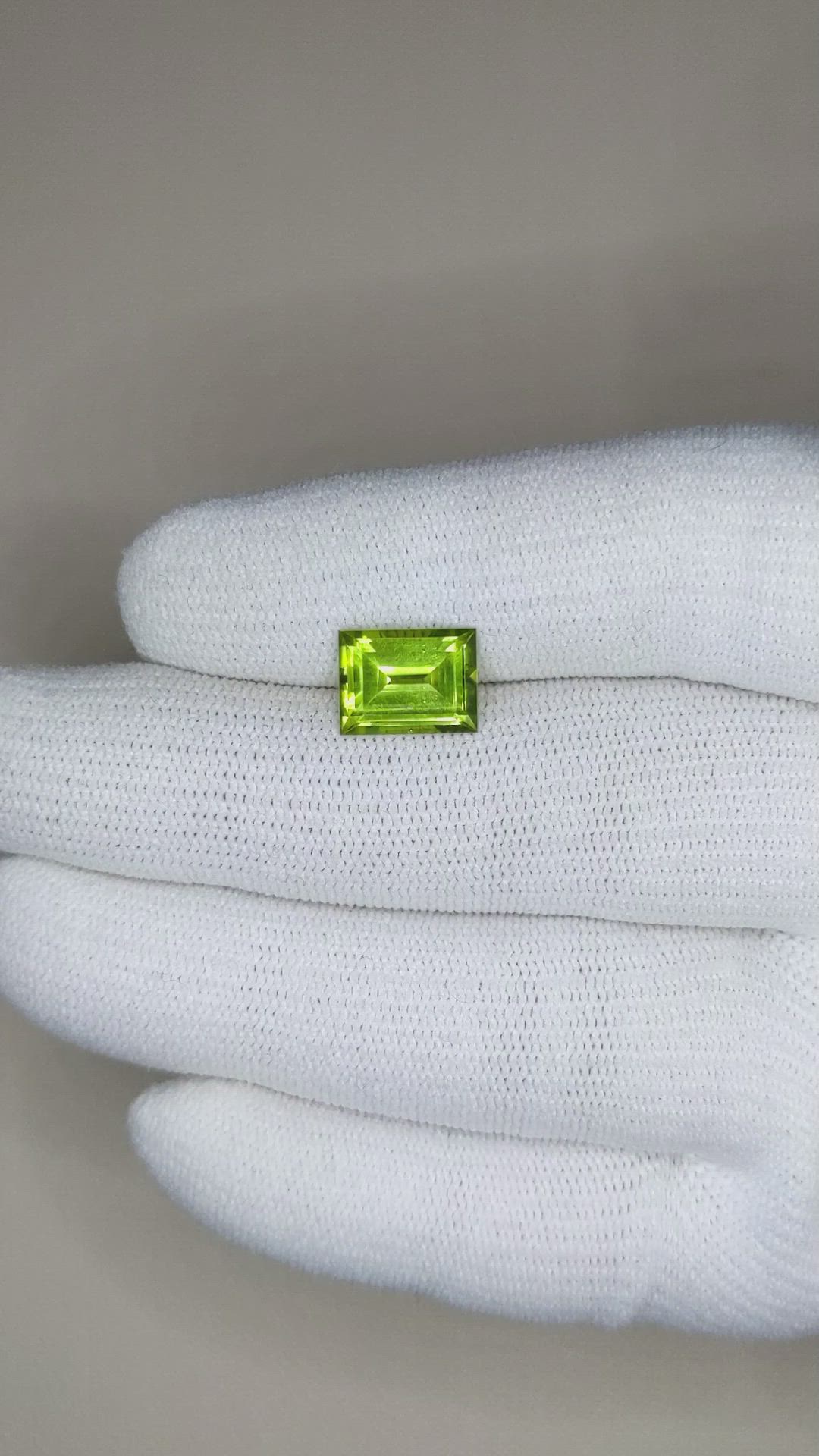 3.21 Ct. Peridot from Burma (Myanmar) Size Video