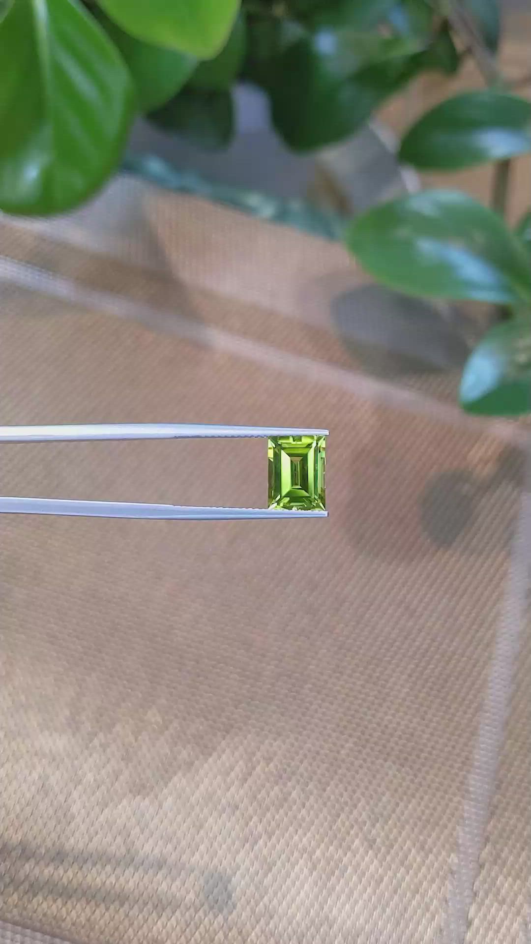 3.21 Ct. Peridot from Burma (Myanmar) Size Video
