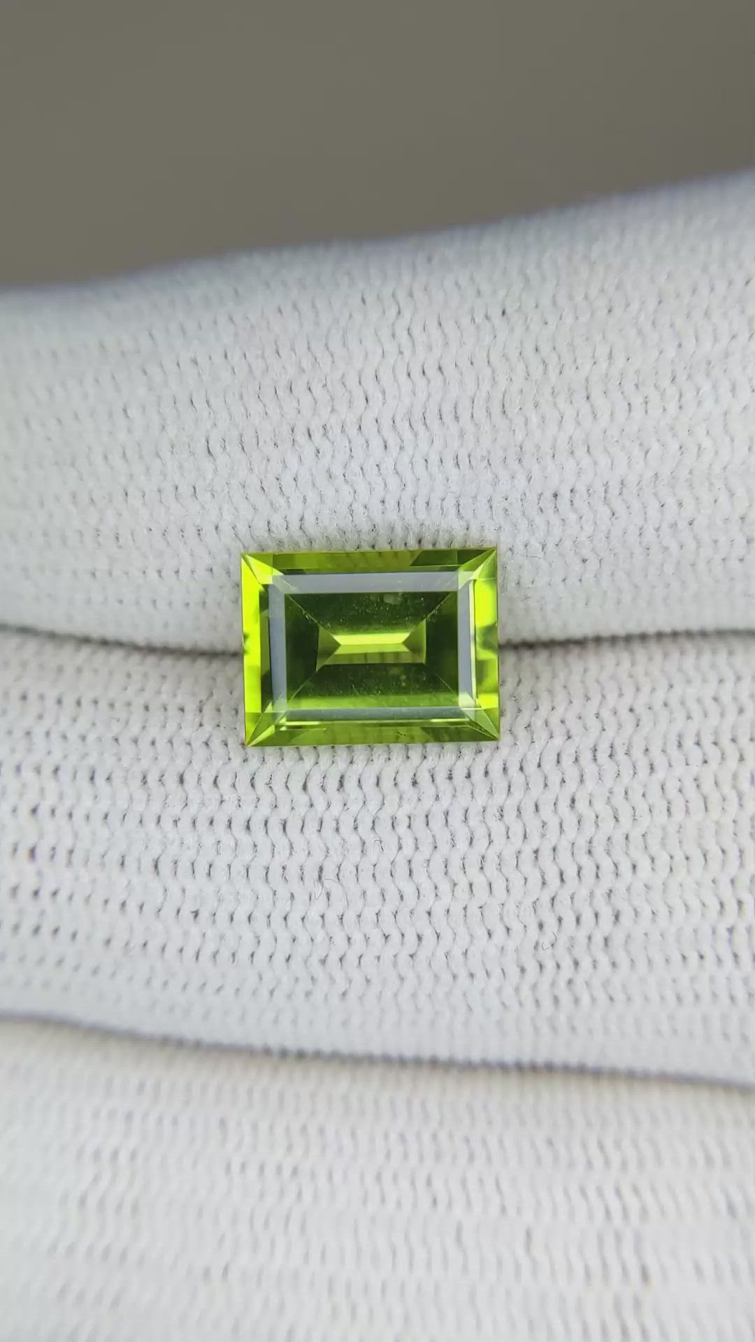 3.21 Ct. Peridot from Burma (Myanmar) Size Video
