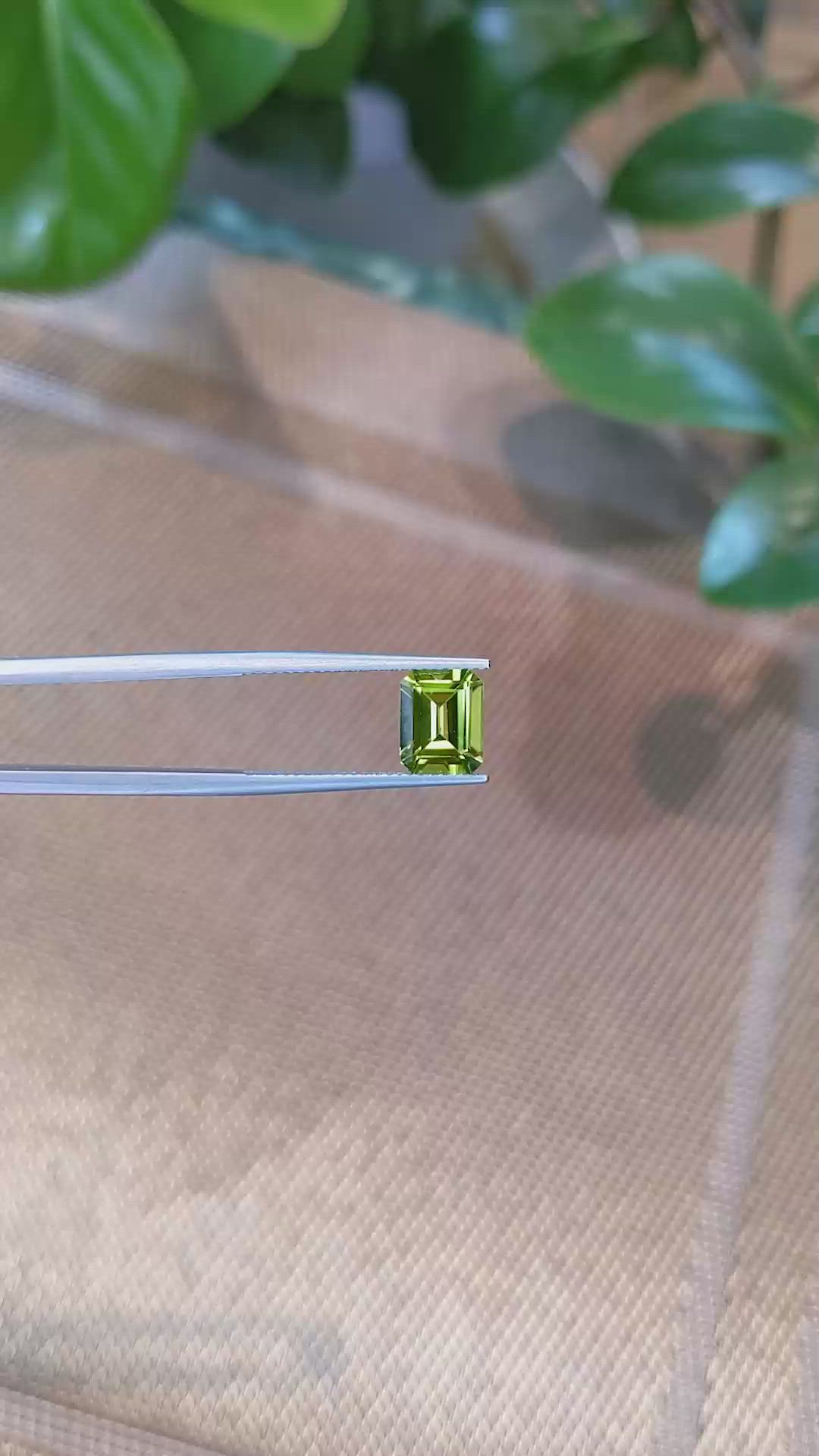 2.23 Ct. Peridot from Burma (Myanmar) Size Video