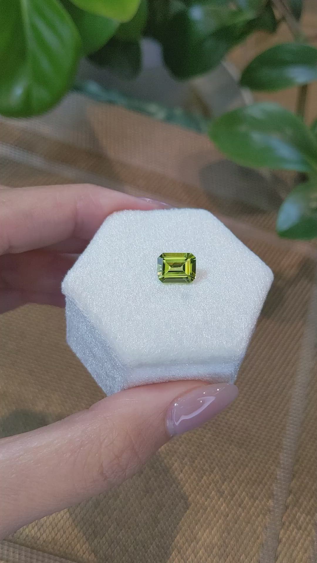 2.23 Ct. Peridot from Burma (Myanmar) Size Video