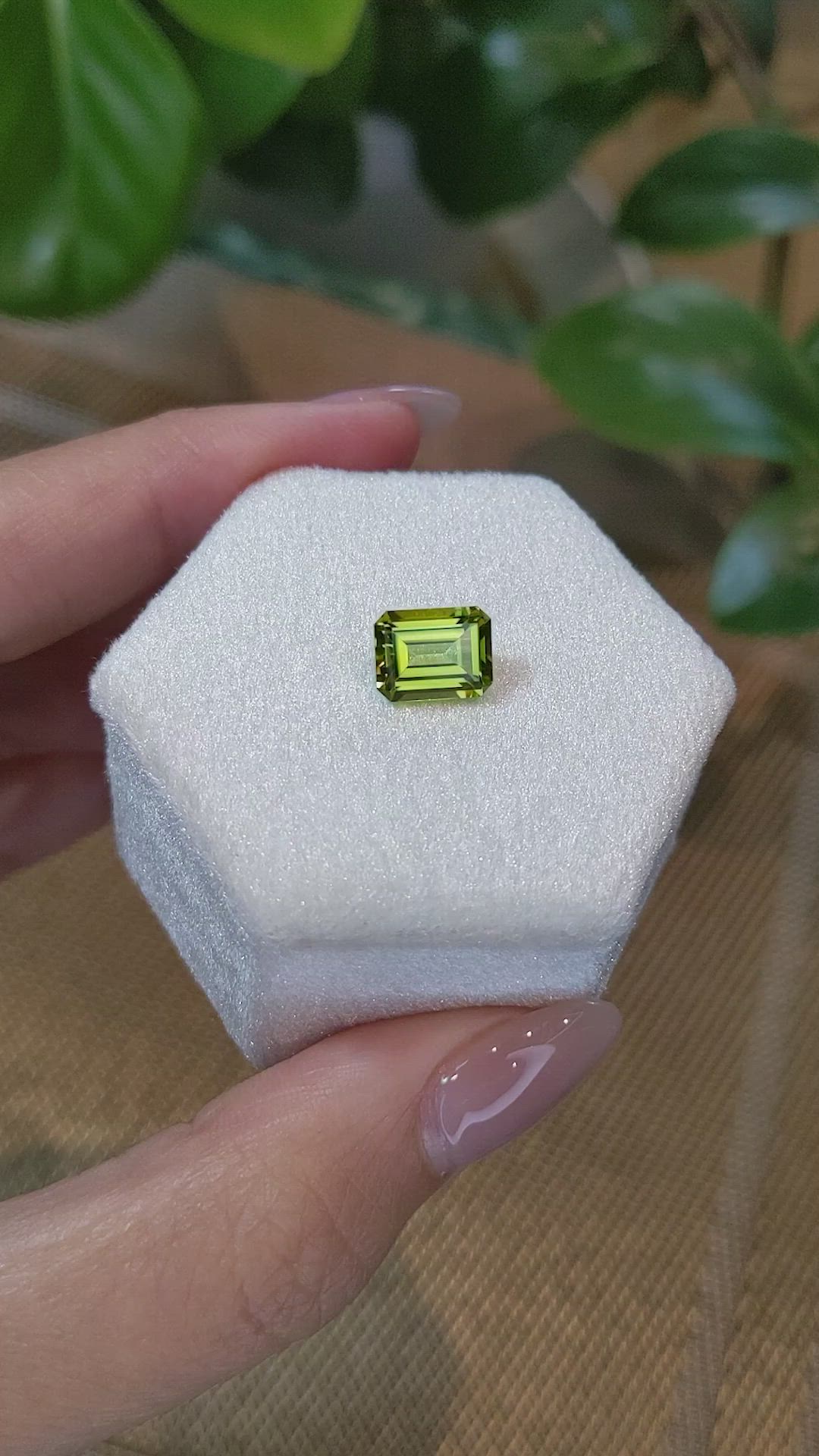 2.44 Ct. Peridot from Burma (Myanmar) Size Video