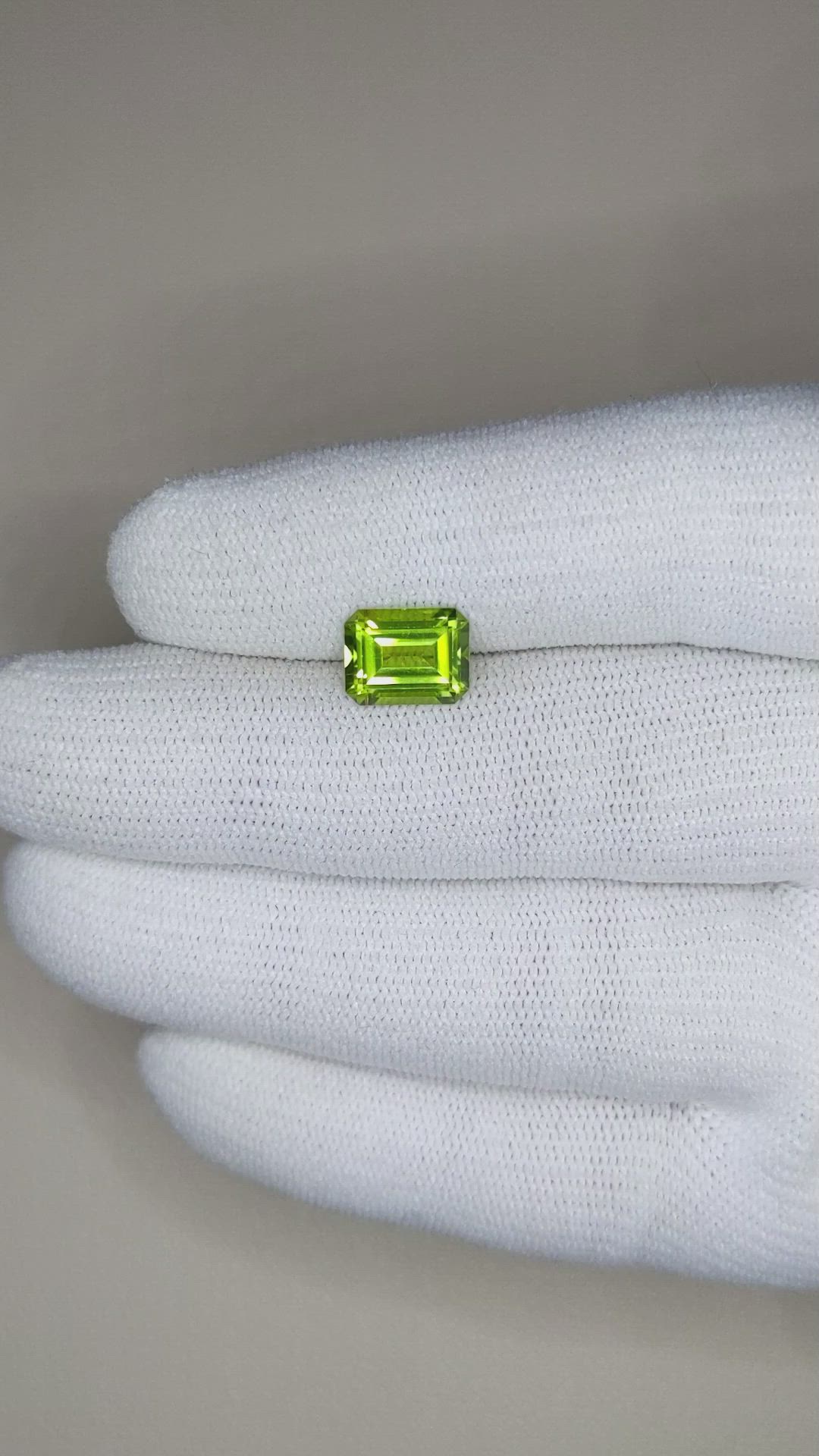 2.44 Ct. Peridot from Burma (Myanmar) Size Video