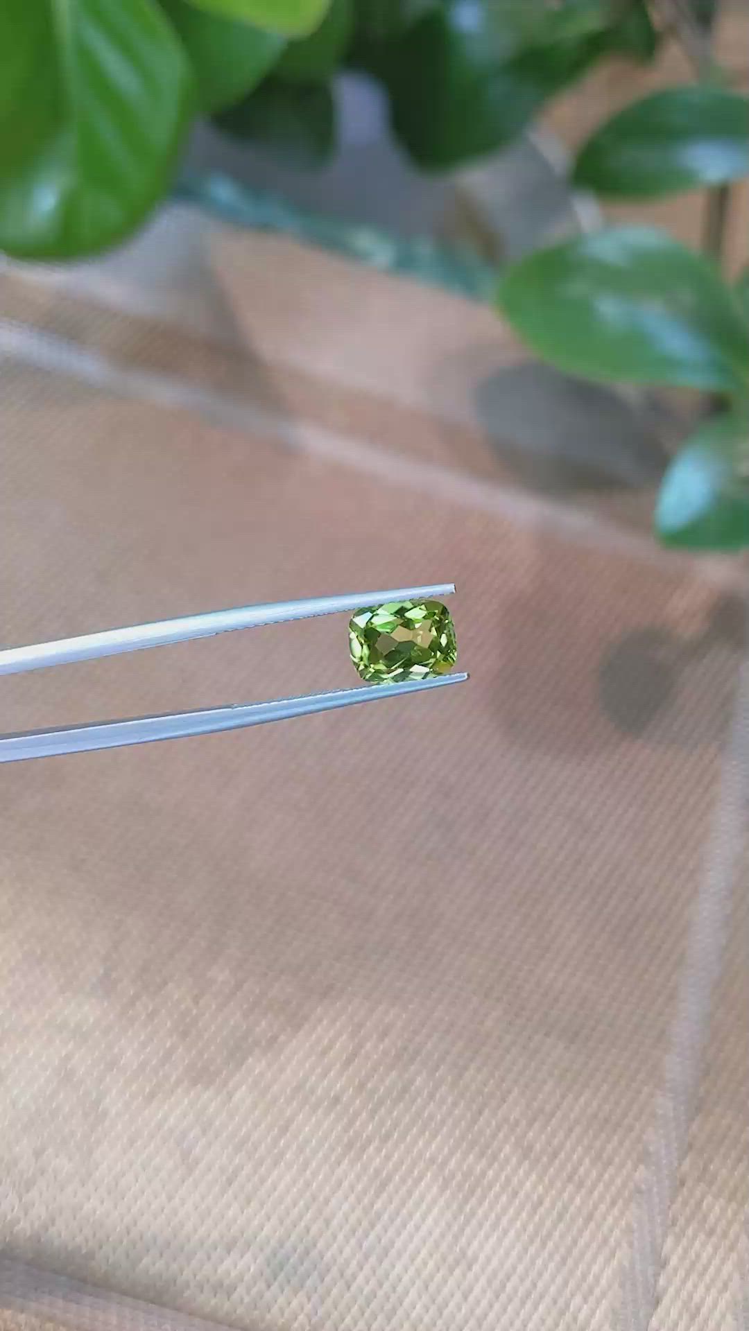 2.27 Ct. Peridot from Burma (Myanmar) Size Video