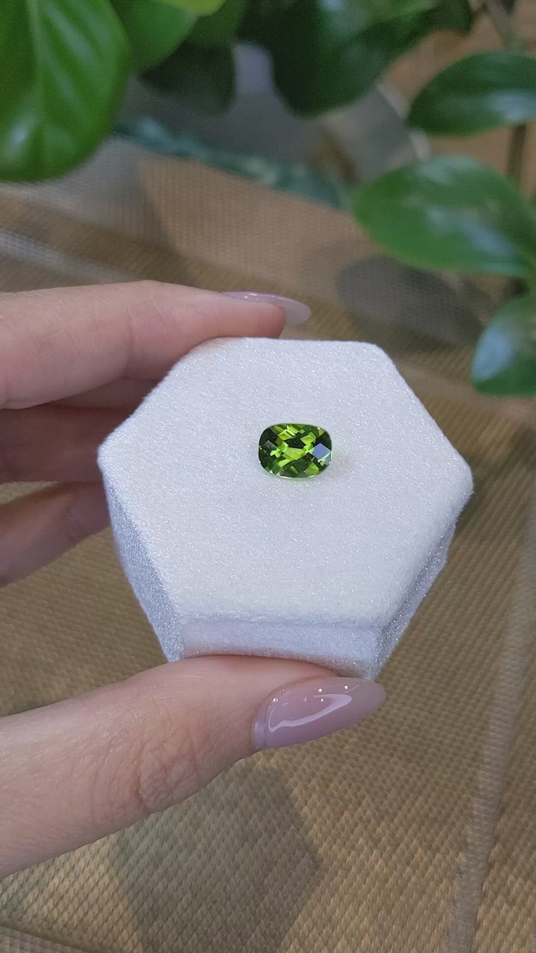 2.26 Ct. Peridot from Burma (Myanmar) Size Video