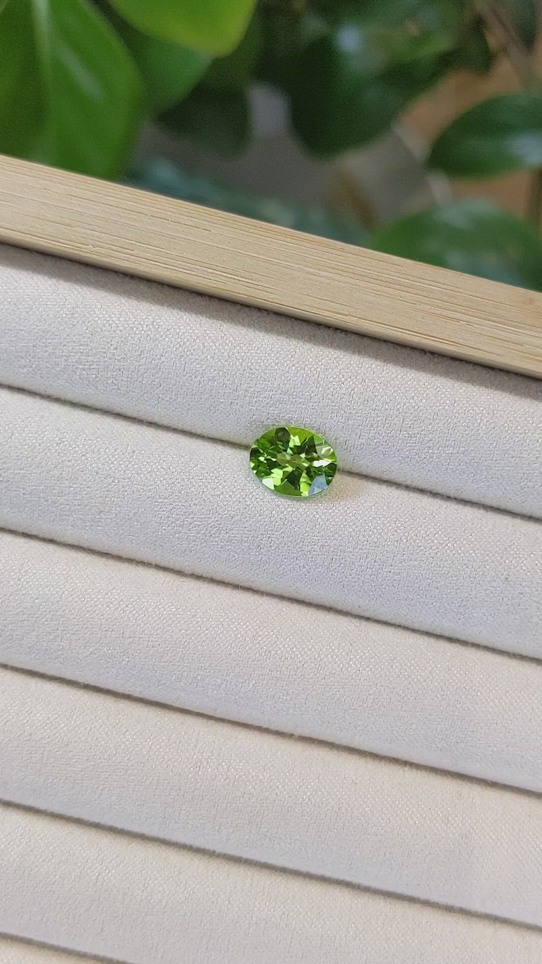 2.25 Ct. Peridot from Burma (Myanmar) Size Video