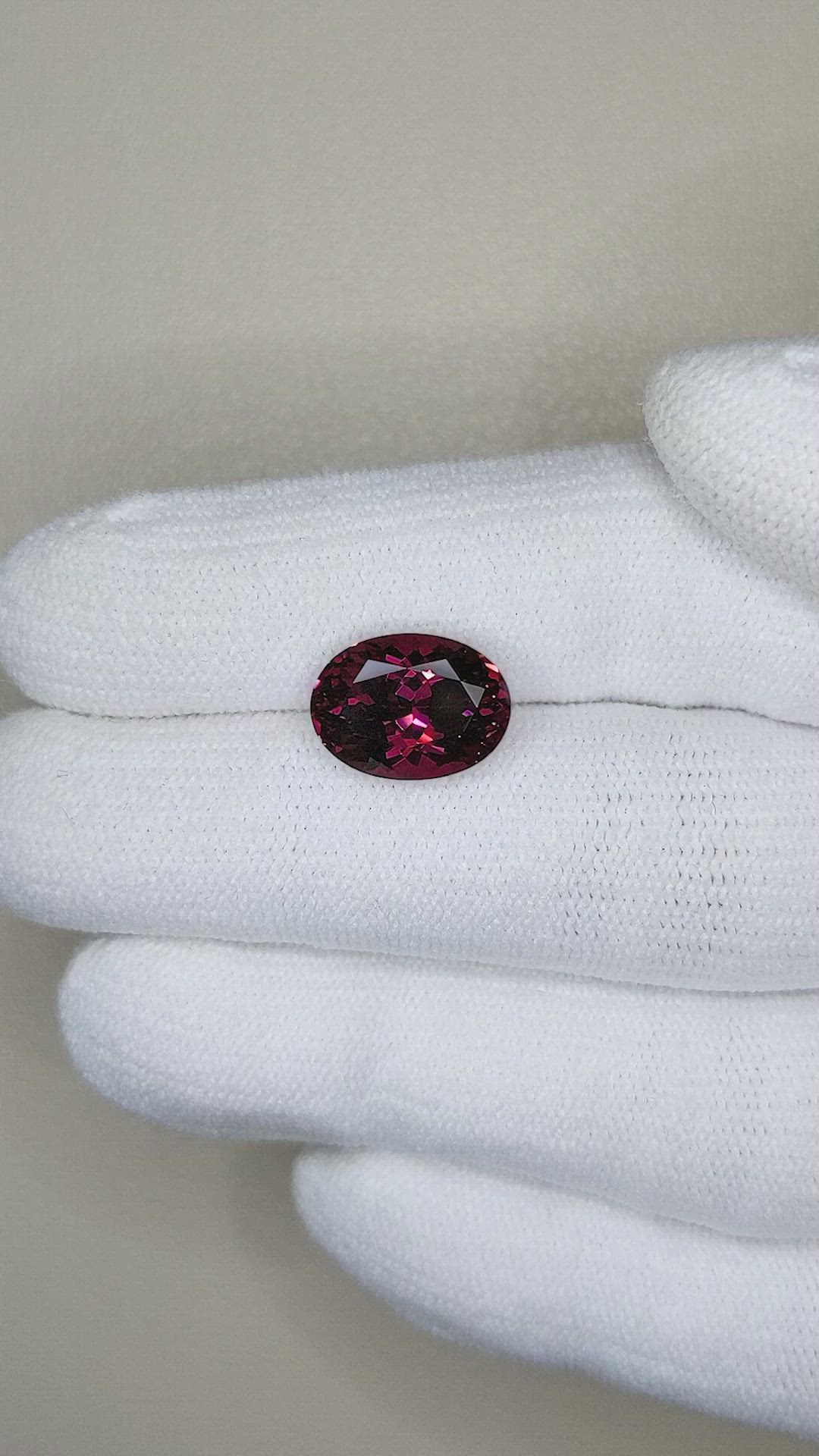 5.05 Ct. Garnet from Tanzania Size Video