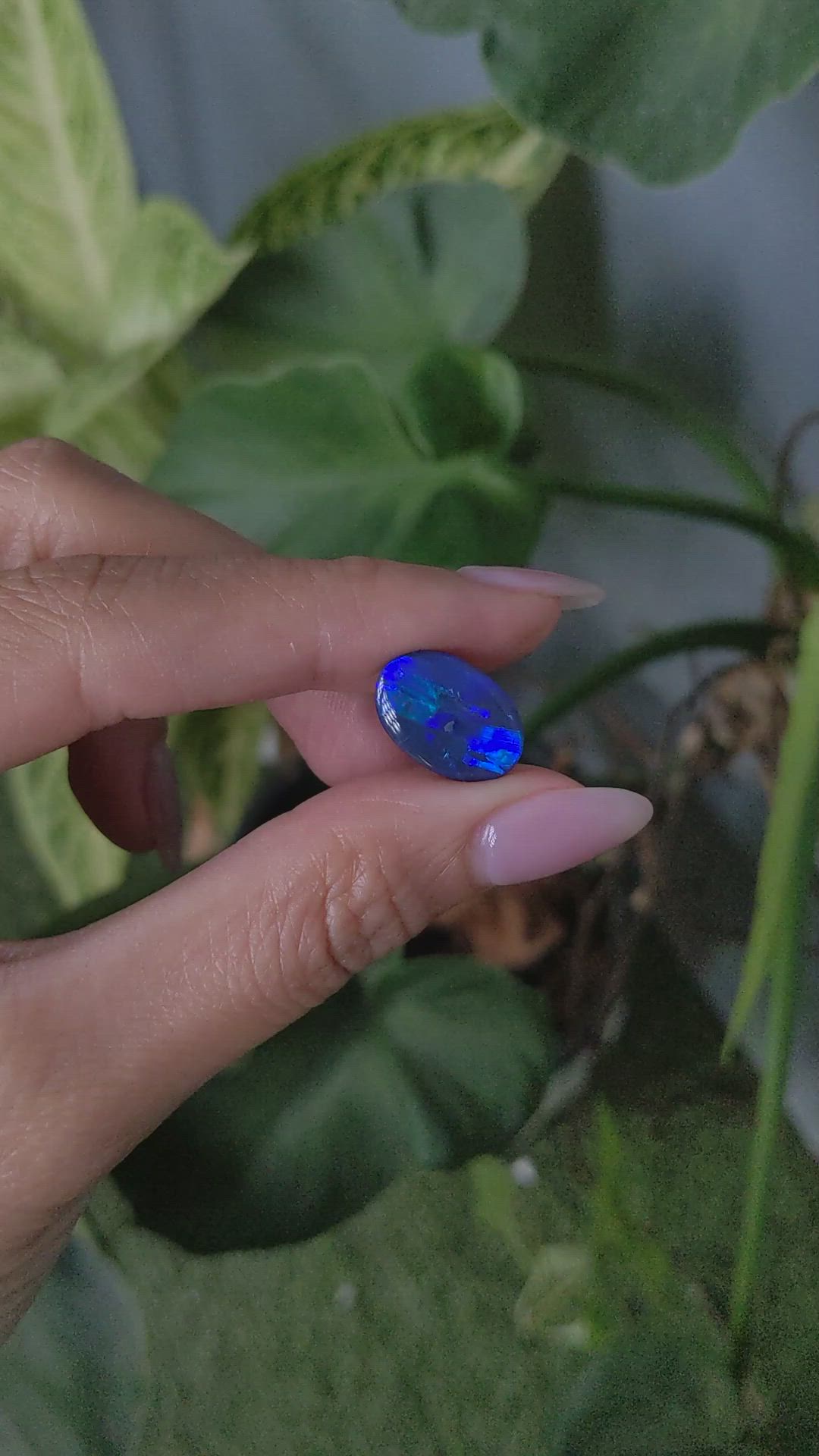 4.37 Ct. Black Opal from Australia Size Video