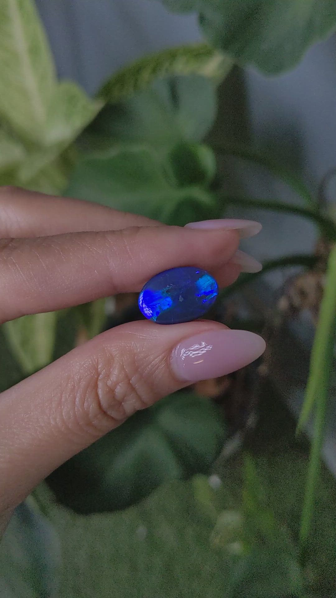 4.37 Ct. Black Opal from Australia Size Video