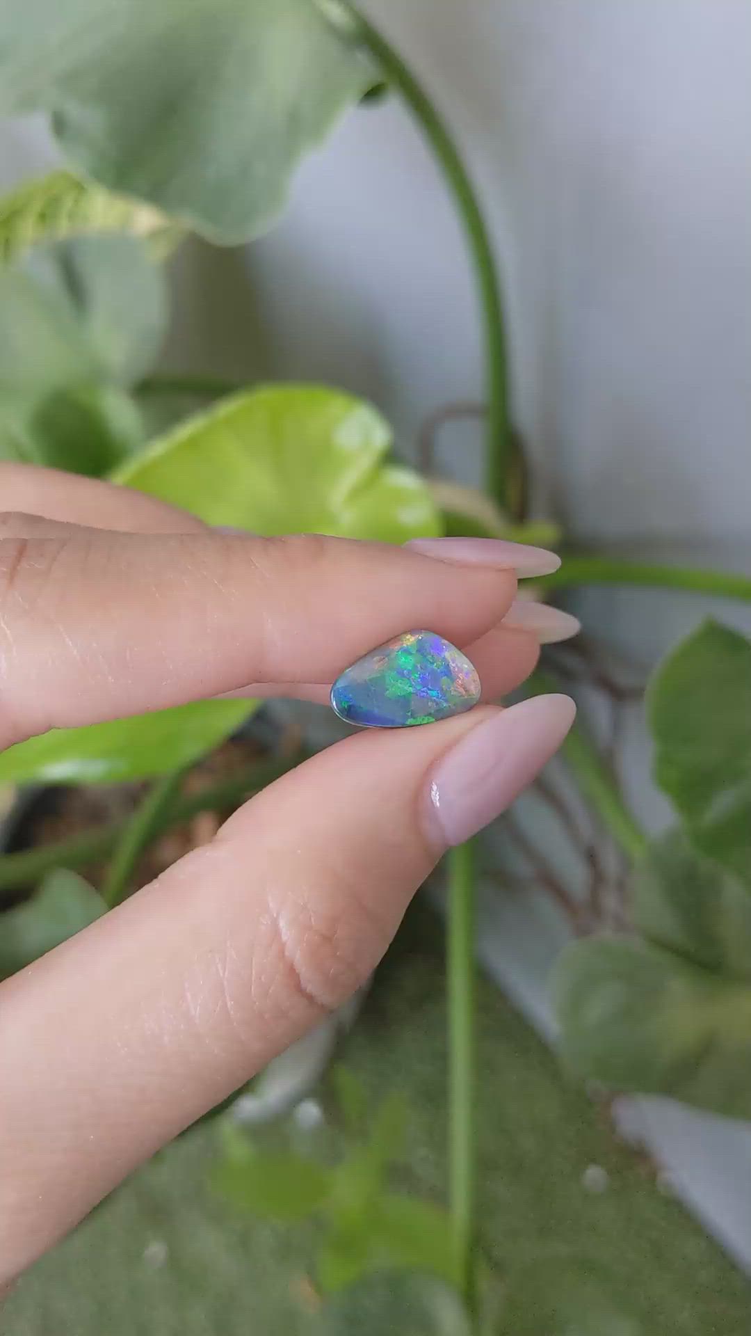 1.89 Ct. Black Opal from Australia Size Video