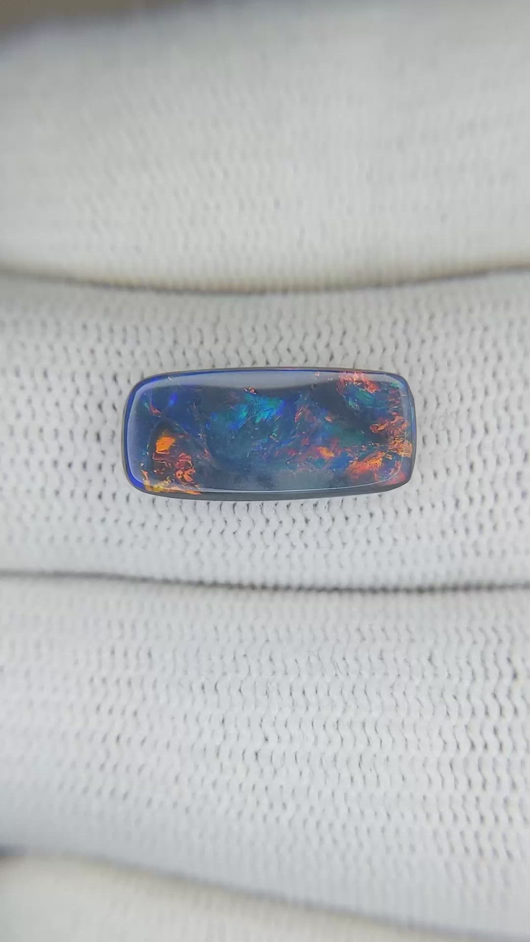 1.72 Ct. Black Opal from Australia Size Video