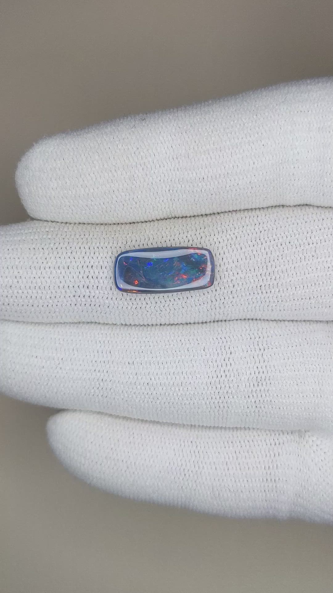 1.72 Ct. Black Opal from Australia Size Video