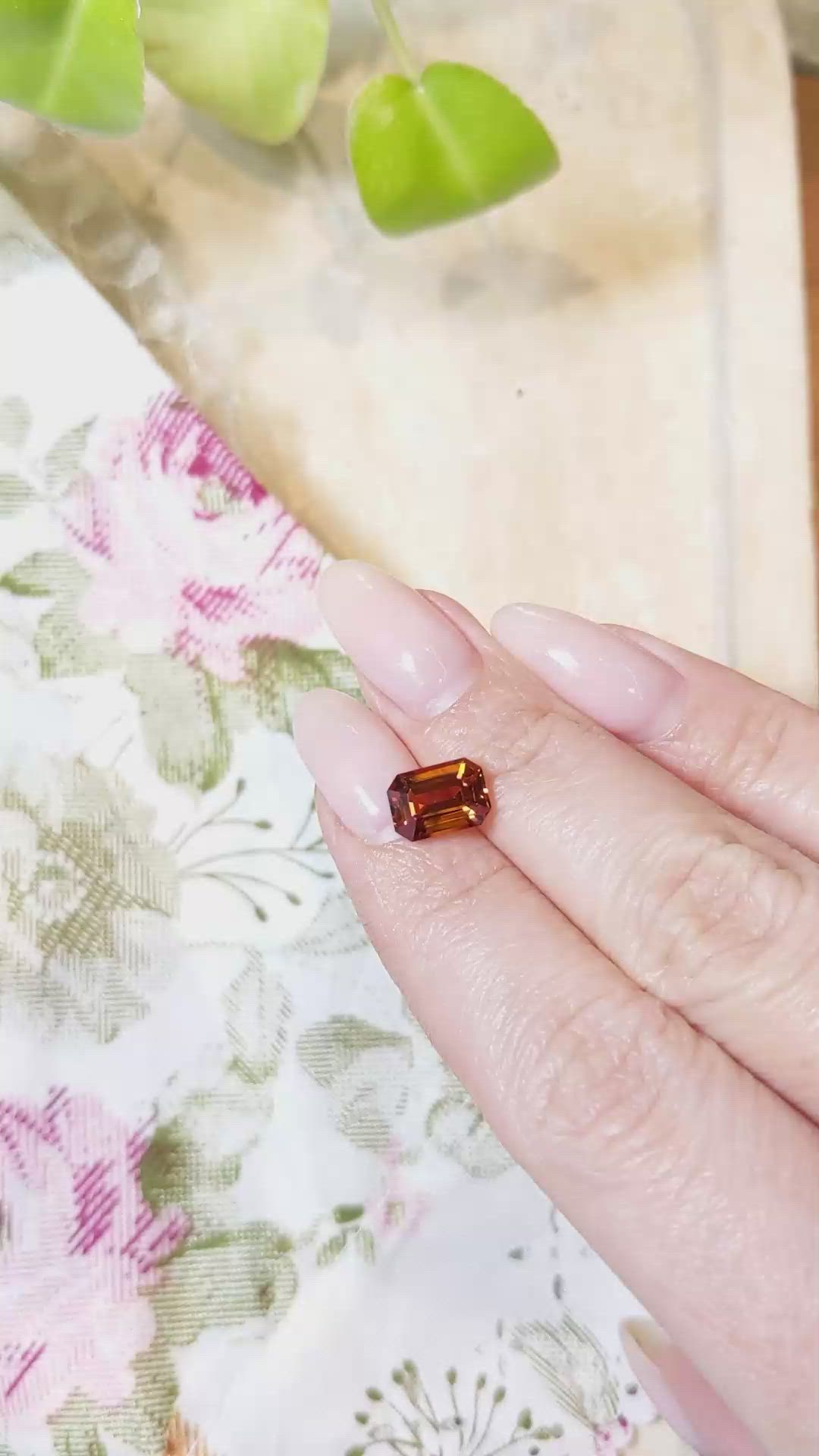 2.63 Ct. Spessartite Garnet from Tanzania Size Video