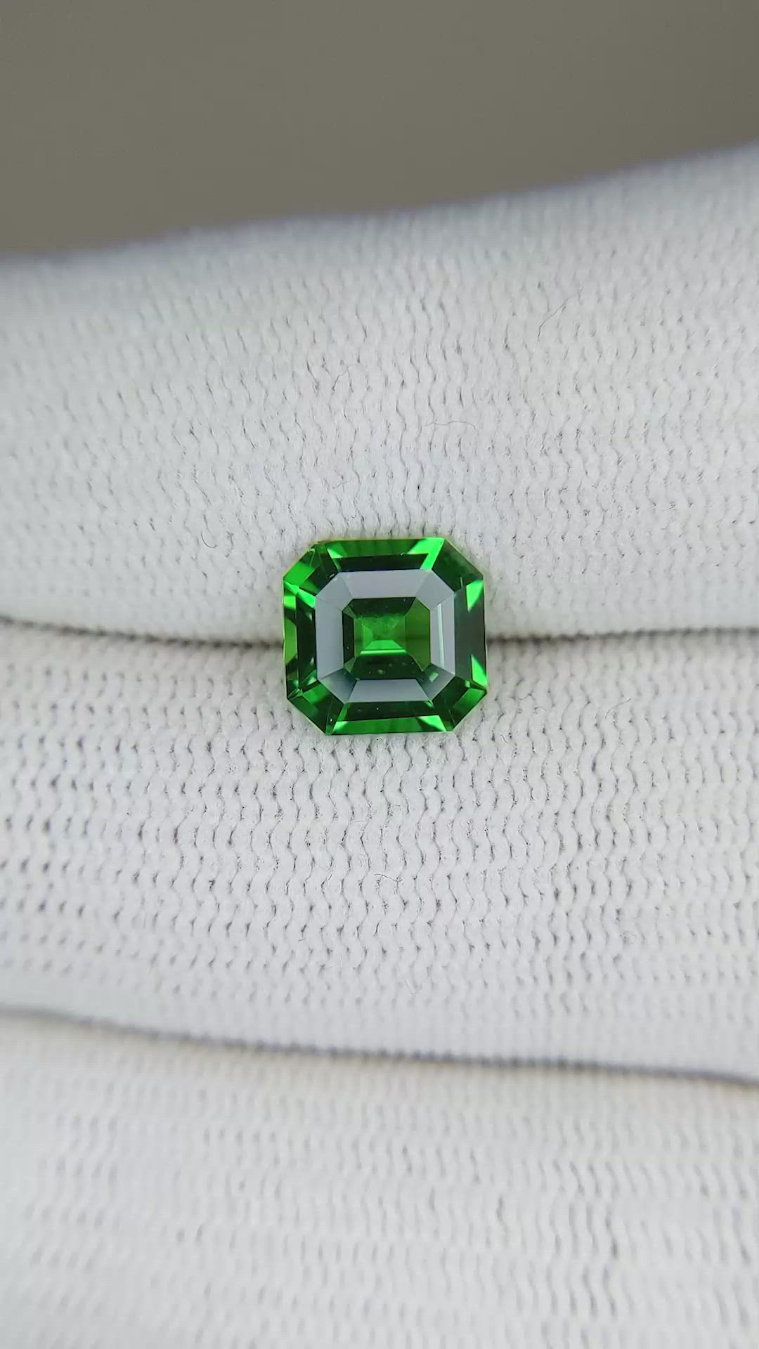 2.02 Ct. Tsavorite Garnet from Tanzania Size Video