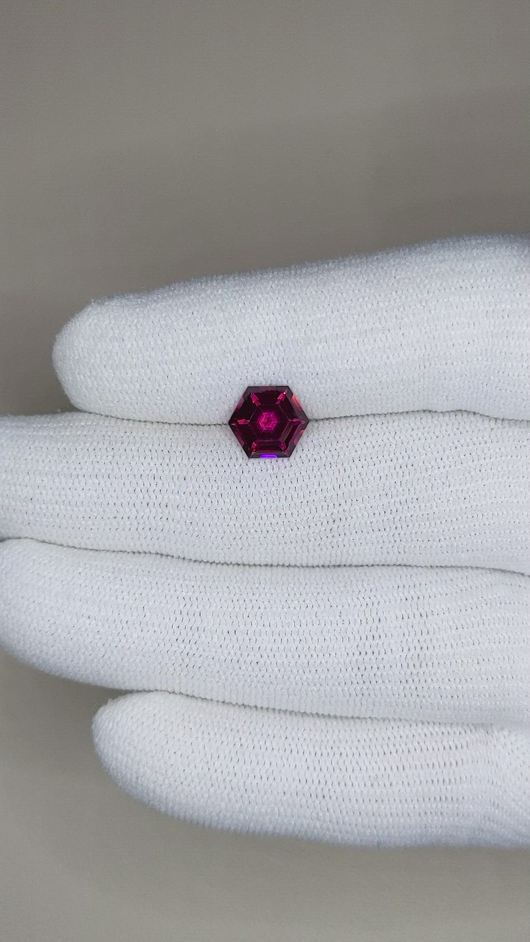 2.02 Ct. Garnet from Ceylon (Sri Lanka) Size Video