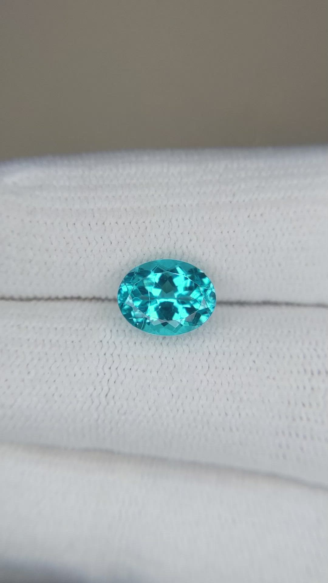 2.33 Ct. Apatite from Madagascar Size Video