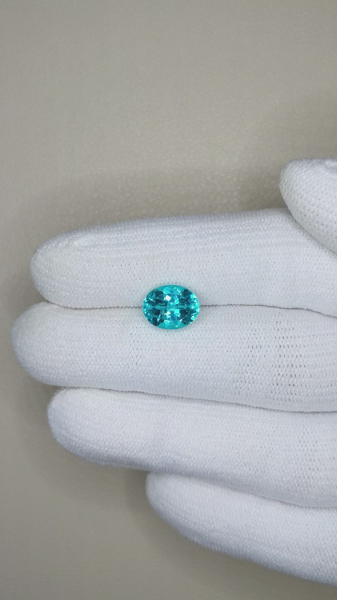 2.33 Ct. Apatite from Madagascar Size Video