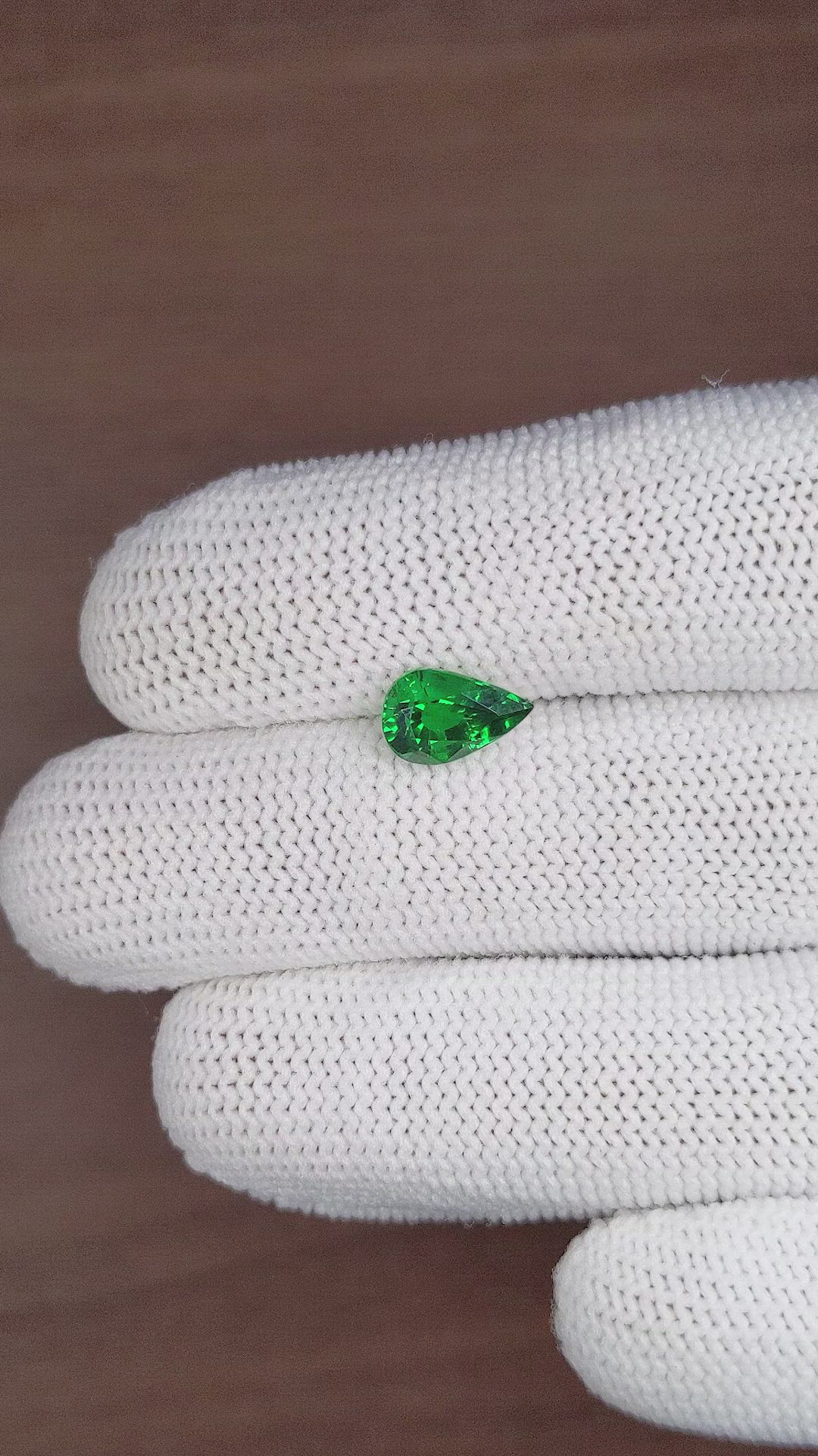 2.02 Ct. Tsavorite Garnet from Tanzania Size Video