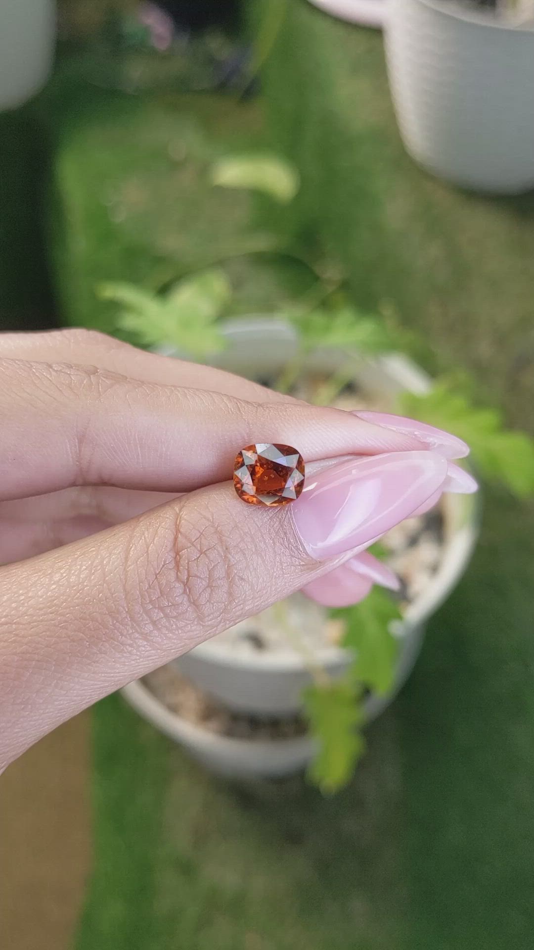 2.43 Ct. Hessonite Garnet from Madagascar Size Video
