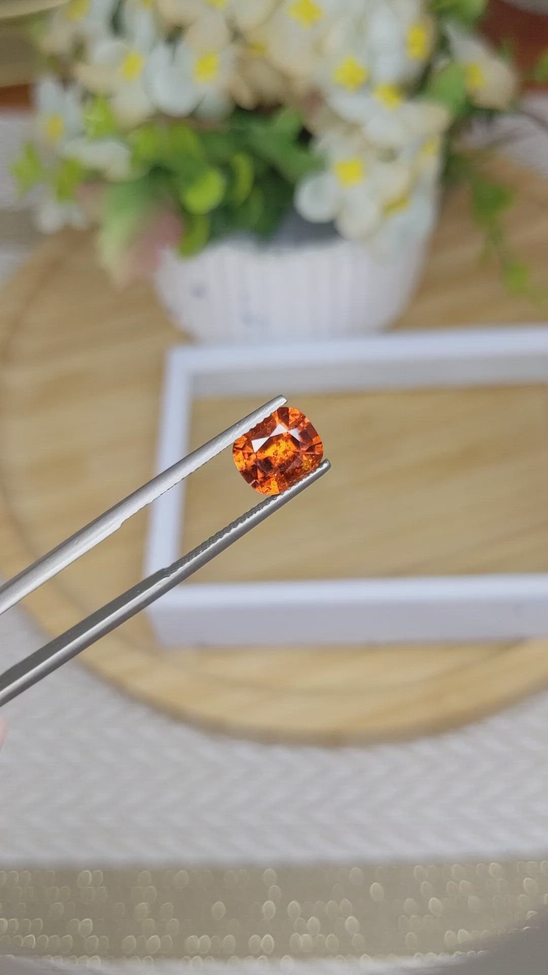 2.43 Ct. Hessonite Garnet from Madagascar Size Video