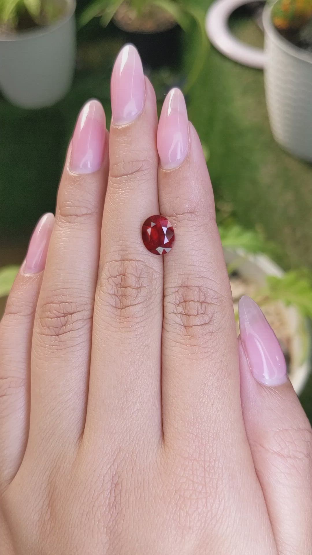 2.12 Ct. Hessonite Garnet from Madagascar Size Video