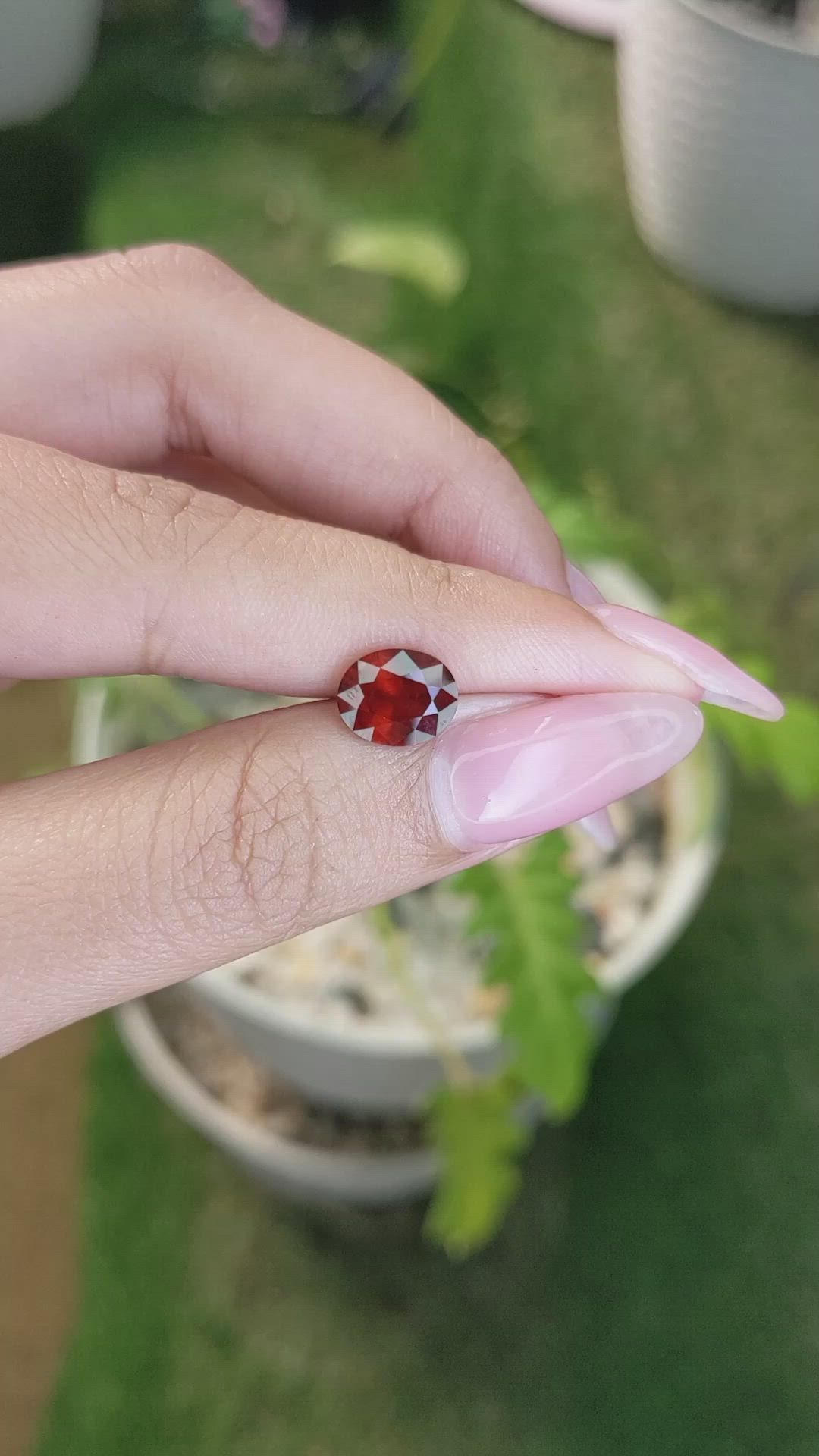 2.12 Ct. Hessonite Garnet from Madagascar Size Video