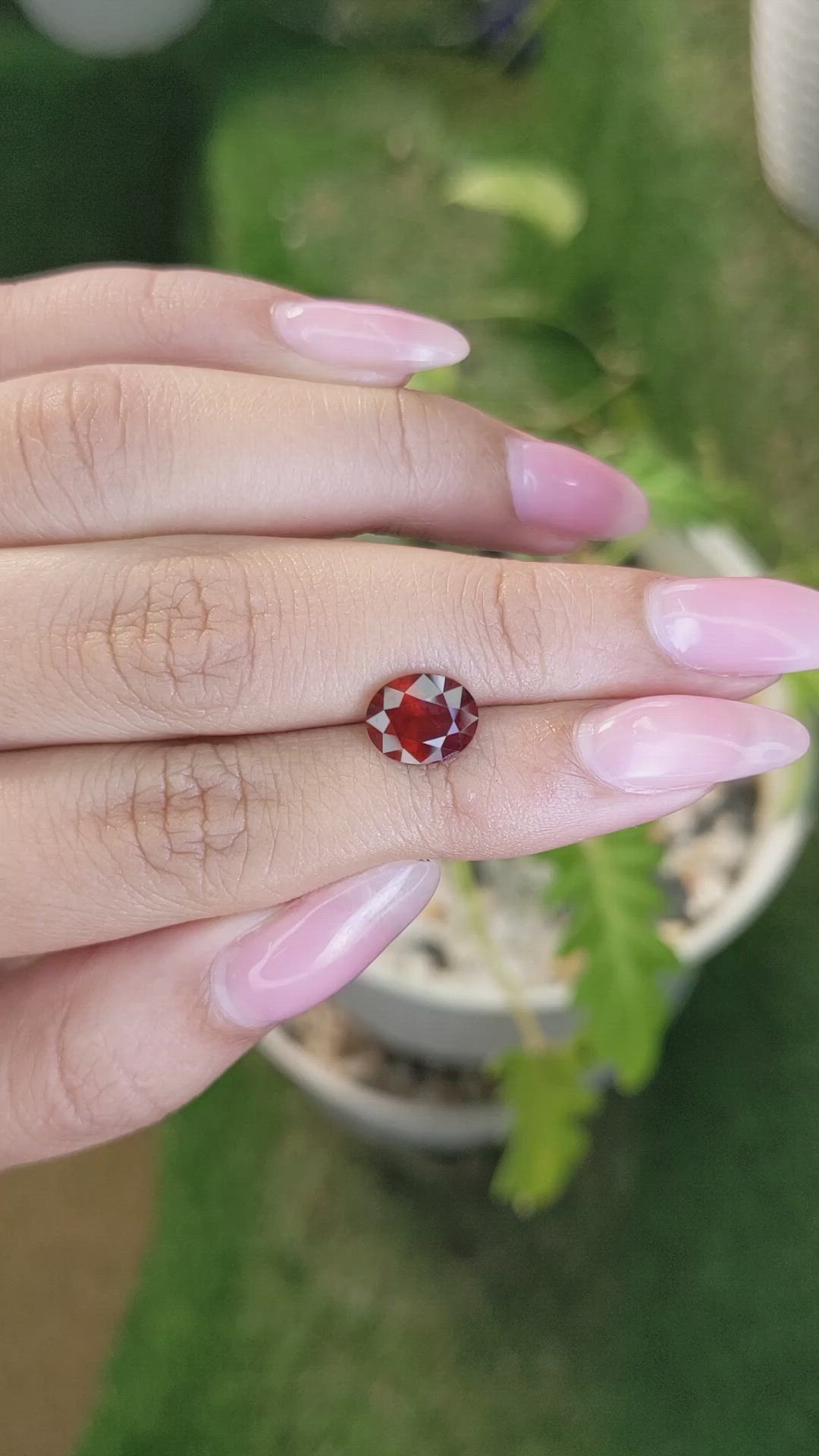 2.12 Ct. Hessonite Garnet from Madagascar Size Video