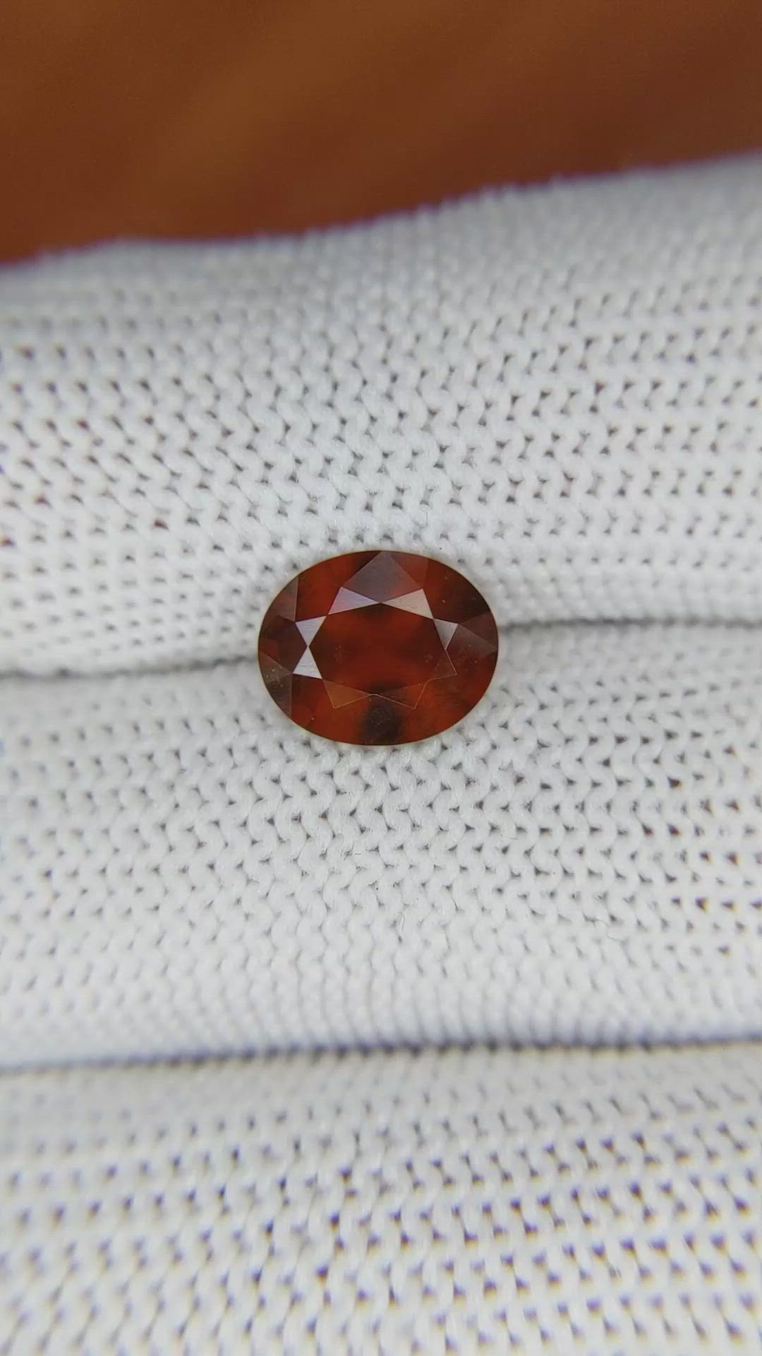 2.12 Ct. Hessonite Garnet from Madagascar Size Video