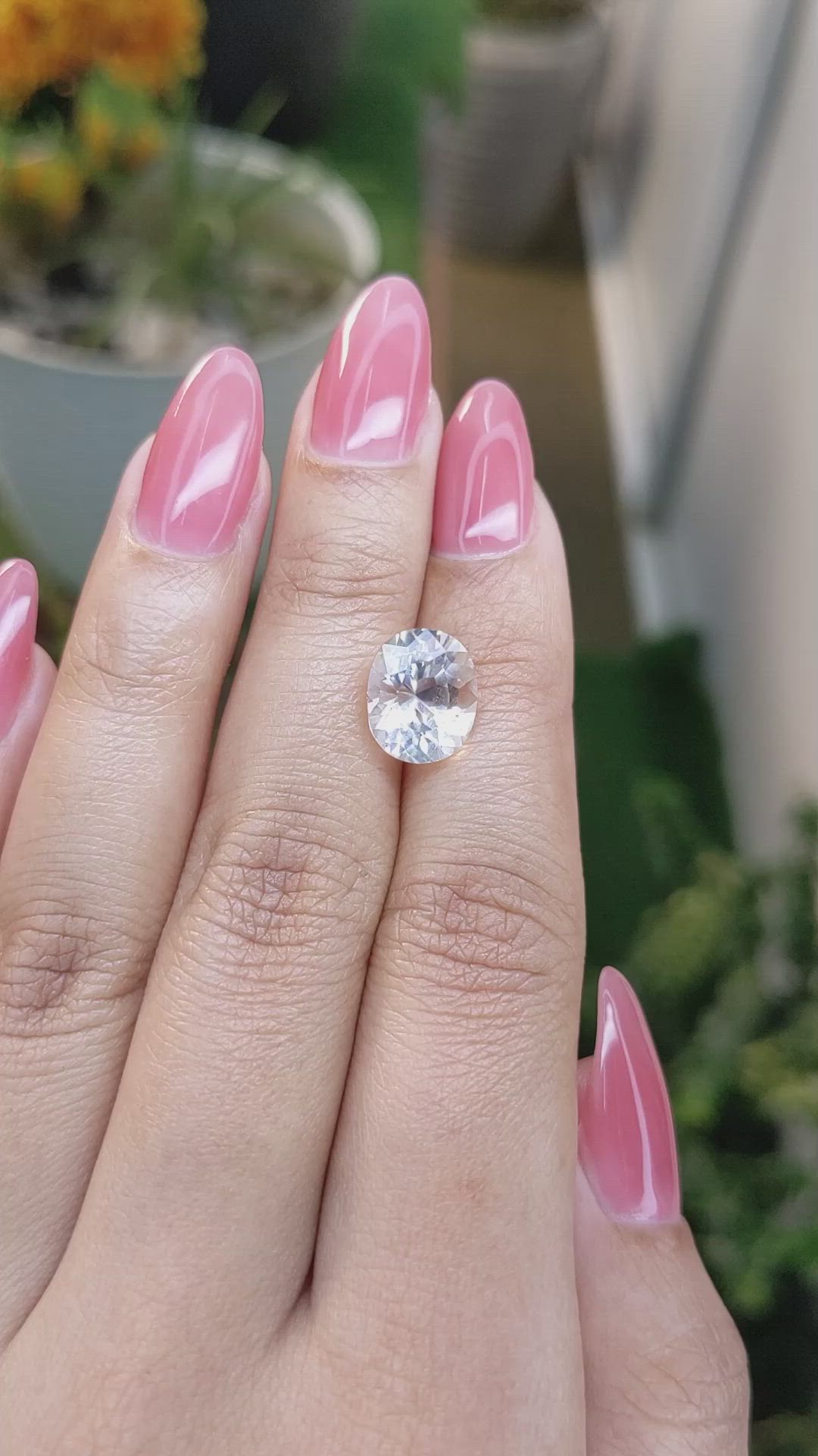 4.45 Ct. Topaz from Ceylon (Sri Lanka) Size Video