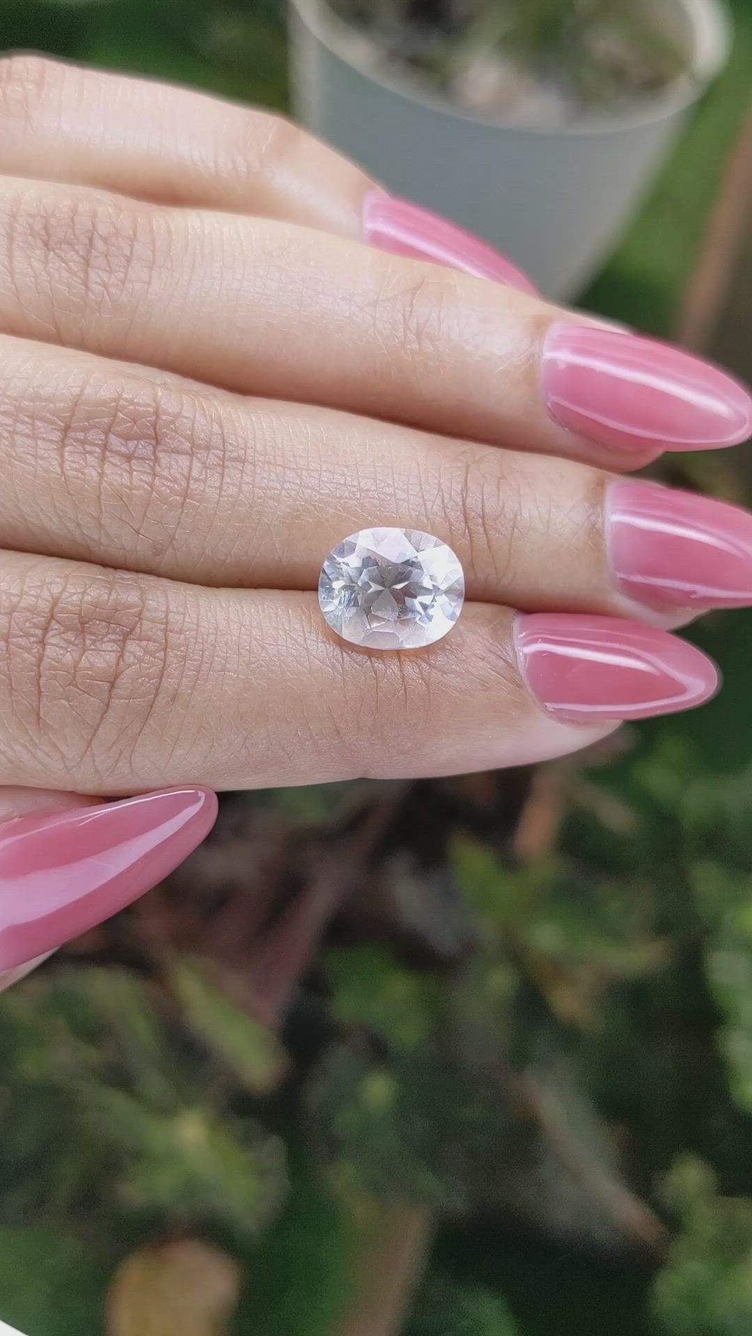 4.45 Ct. Topaz from Ceylon (Sri Lanka) Size Video