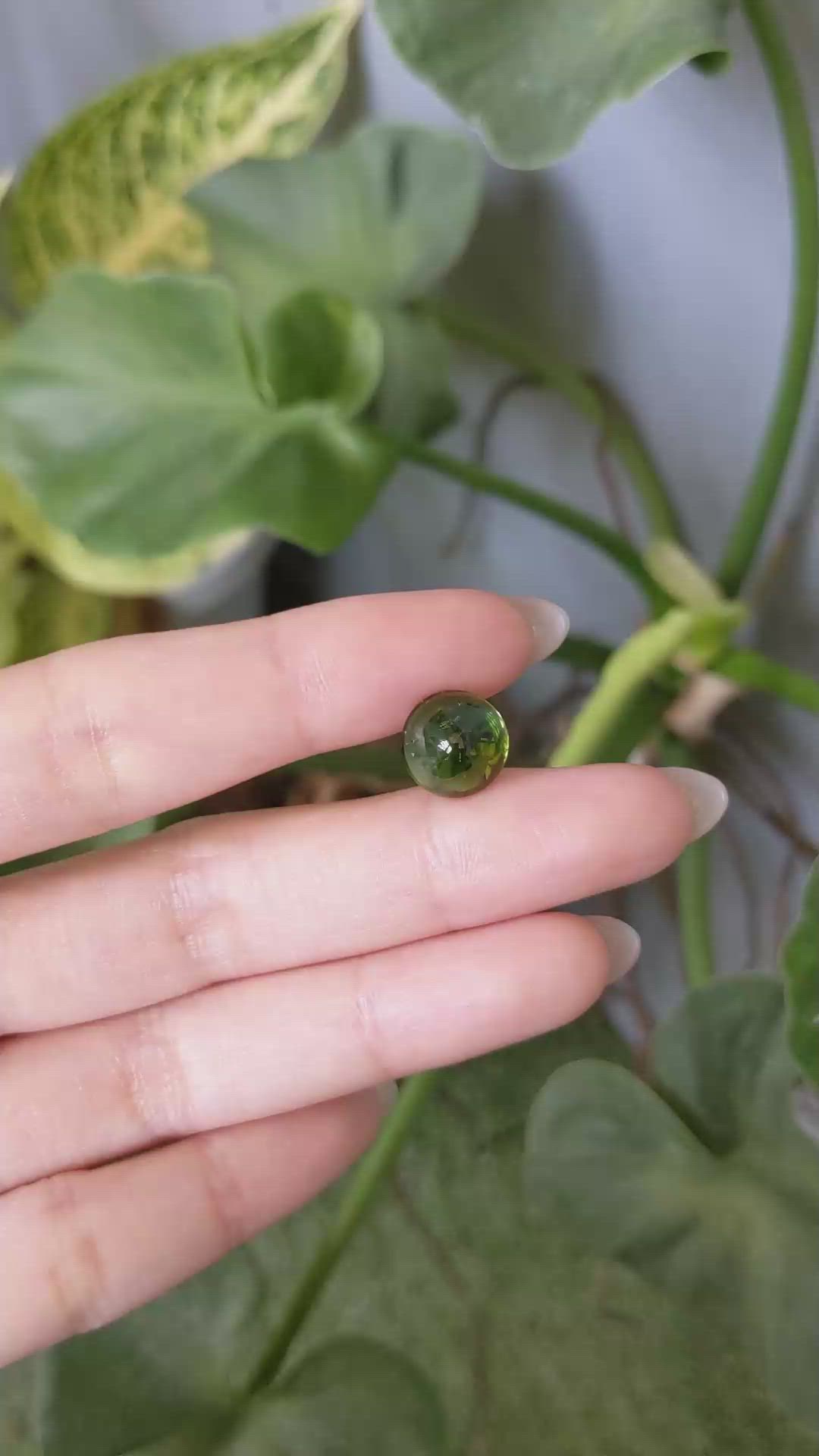 5.05 Ct. Cabochon Tourmaline from Mozambique Size Video