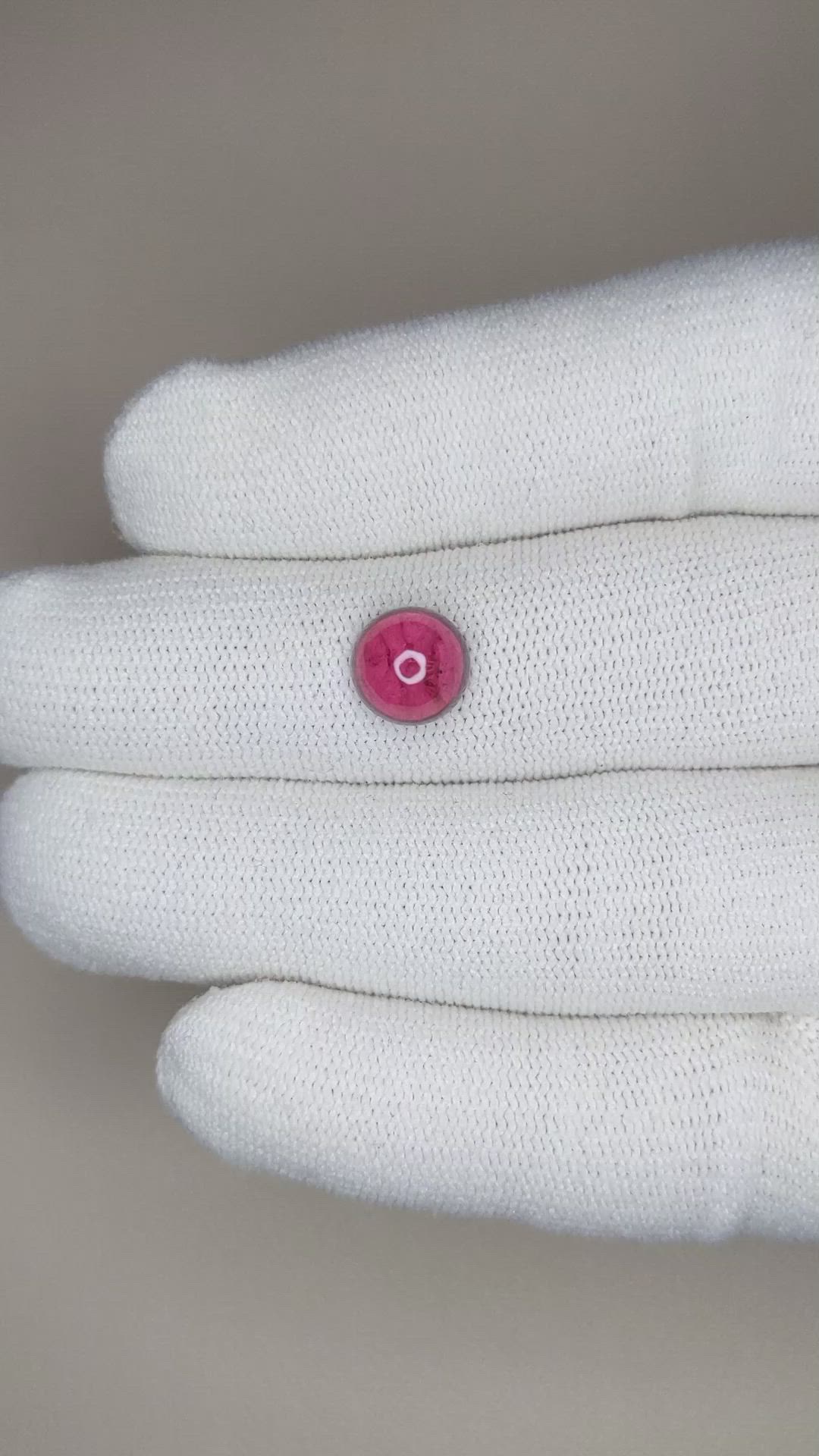 2.78 Ct. Cabochon Tourmaline from Mozambique Size Video