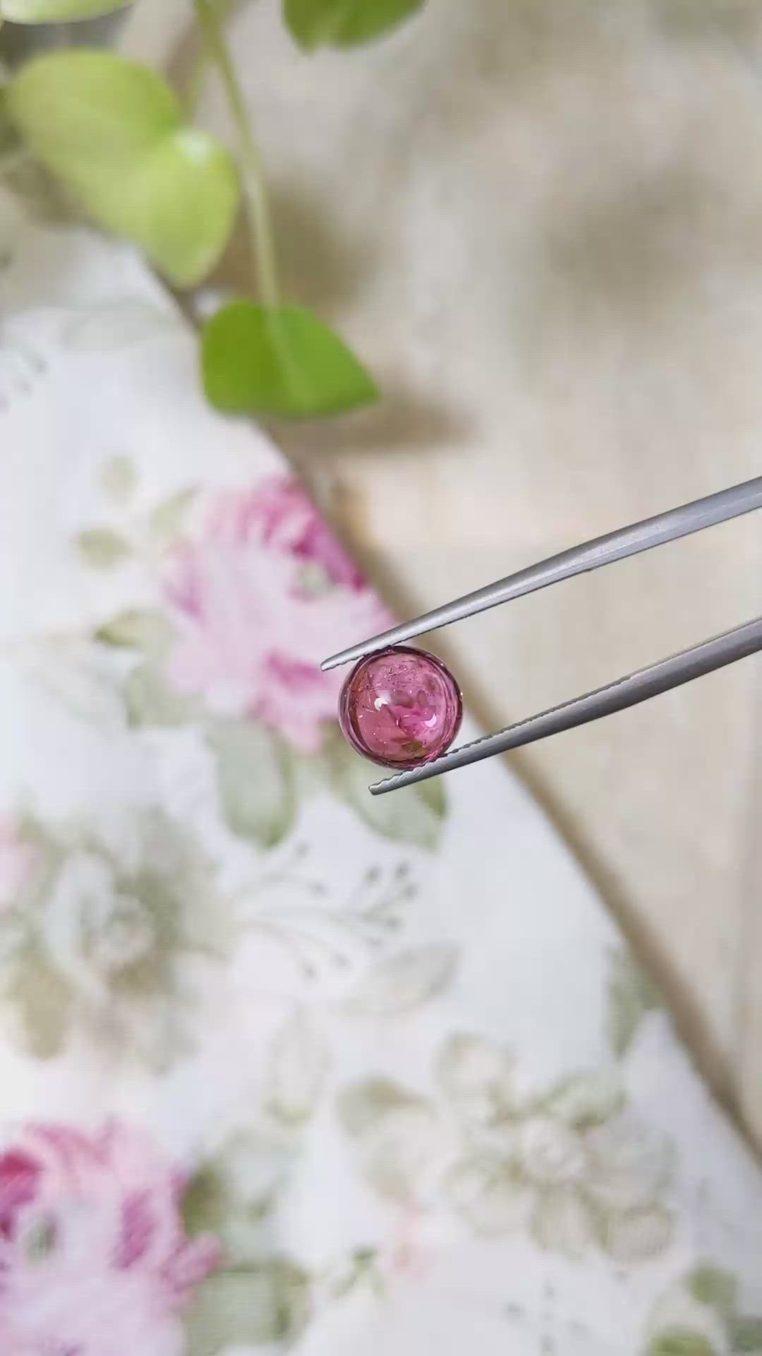 3.00 Ct. Cabochon Tourmaline from Mozambique Size Video