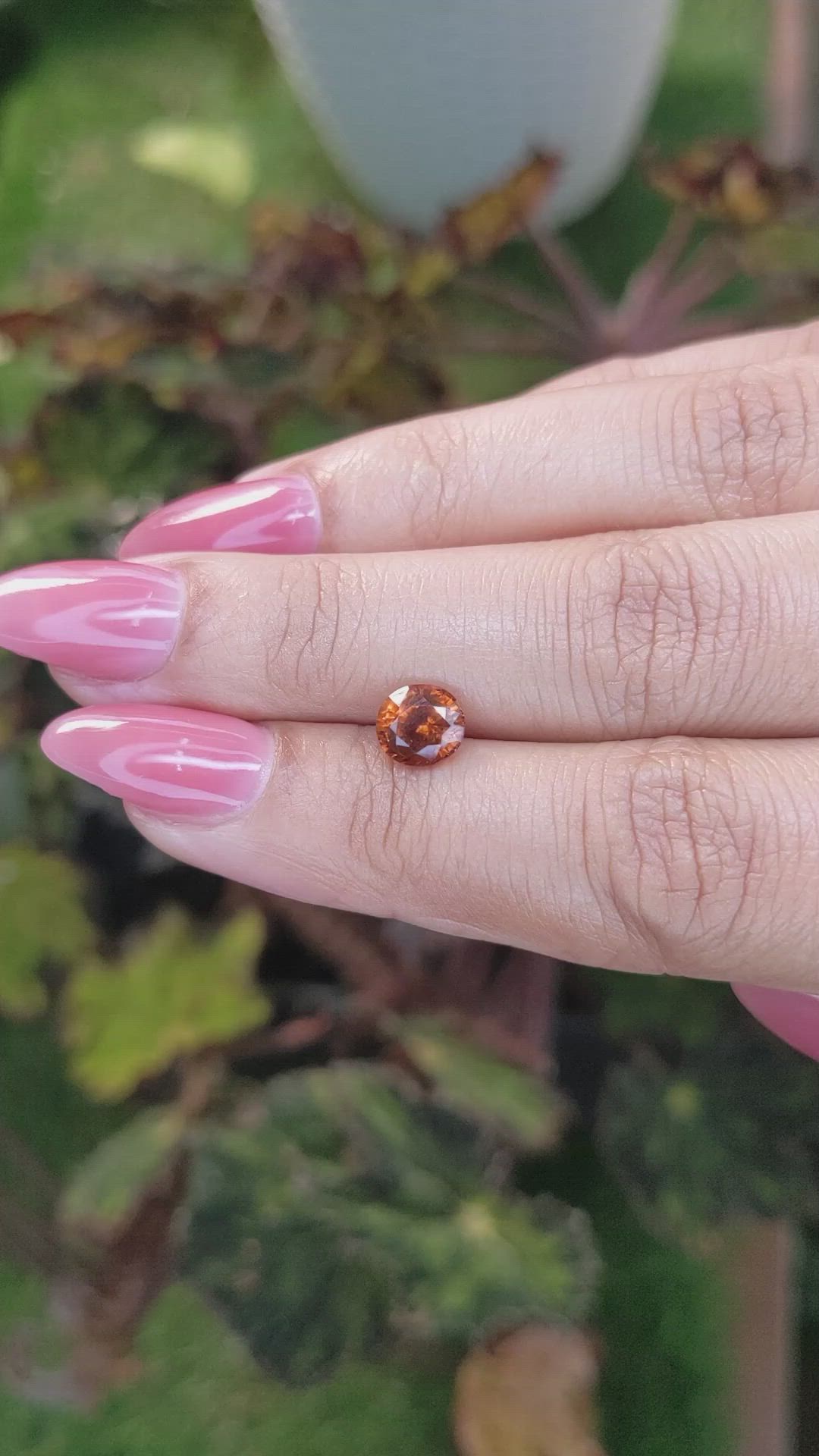 1.32 Ct. Hessonite Garnet from Madagascar Size Video