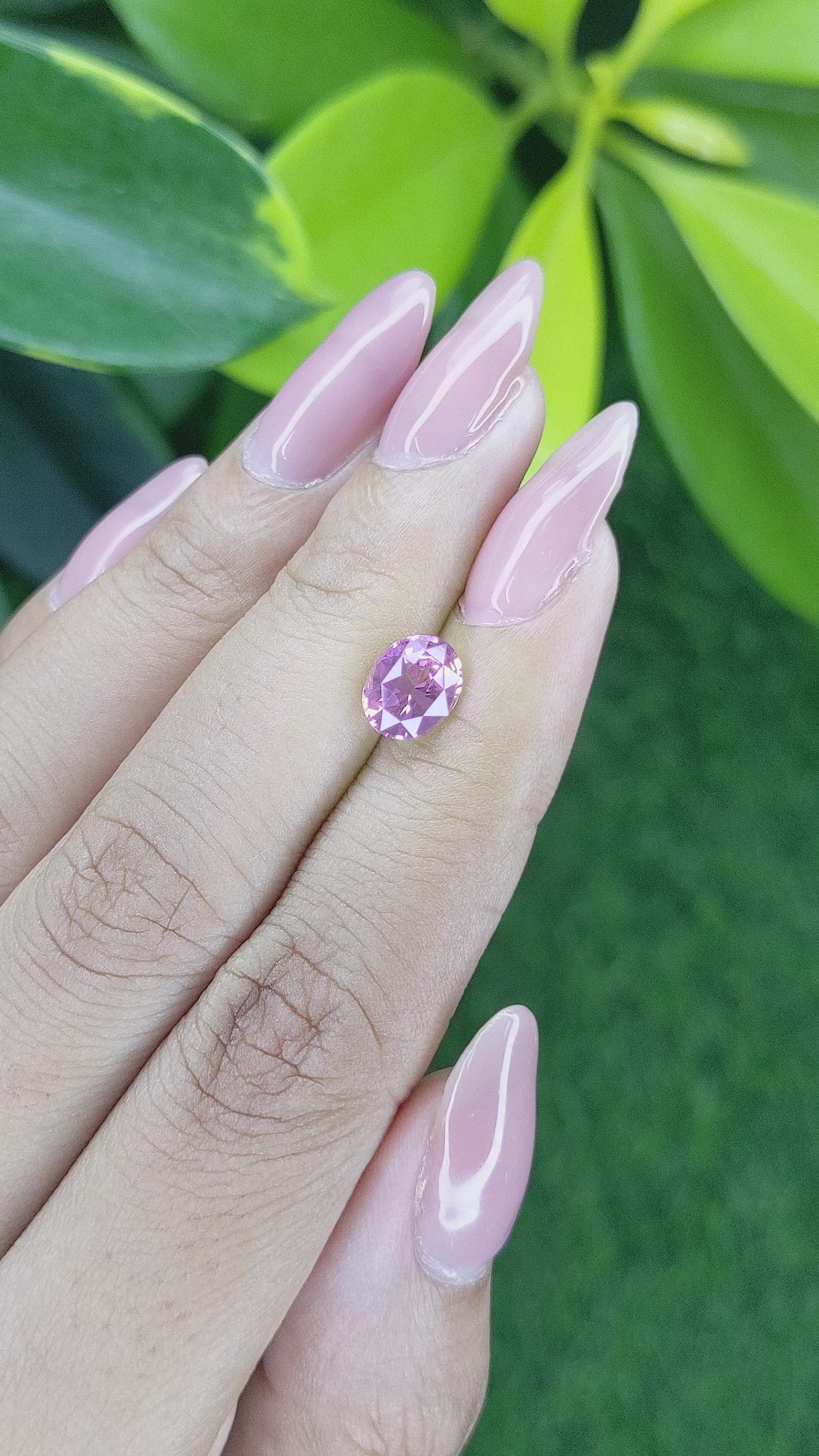 1.62 Ct. Spinel from Tanzania Size Video