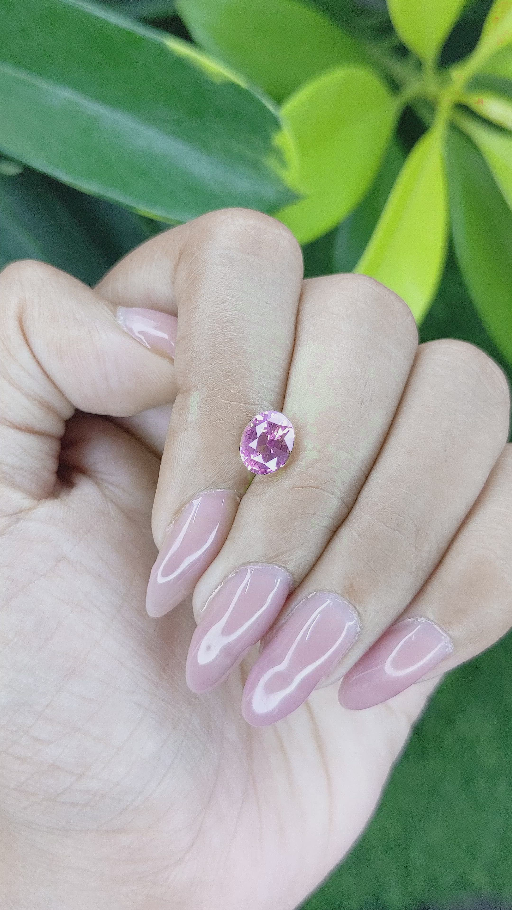 1.62 Ct. Spinel from Tanzania Size Video