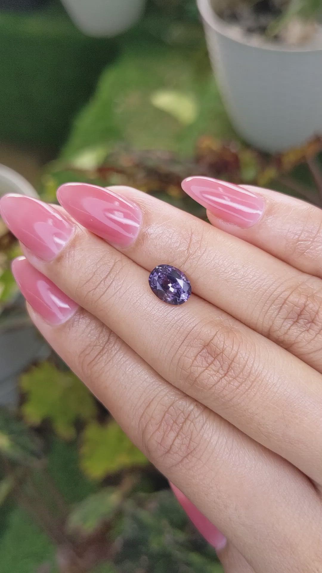 1.82 Ct. Spinel from Ceylon (Sri Lanka) Size Video