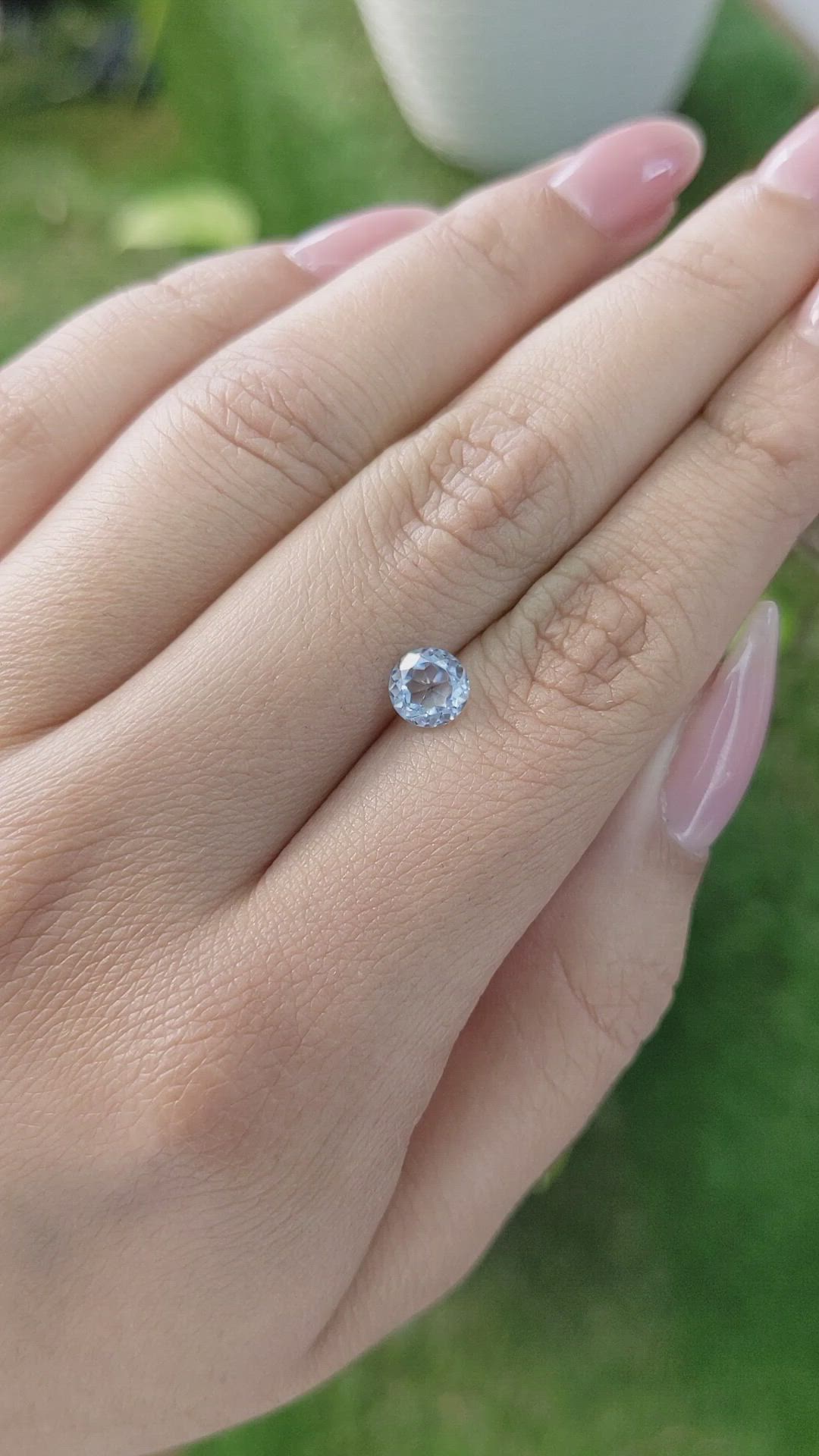 1.07 Ct. Topaz from Ceylon (Sri Lanka) Size Video