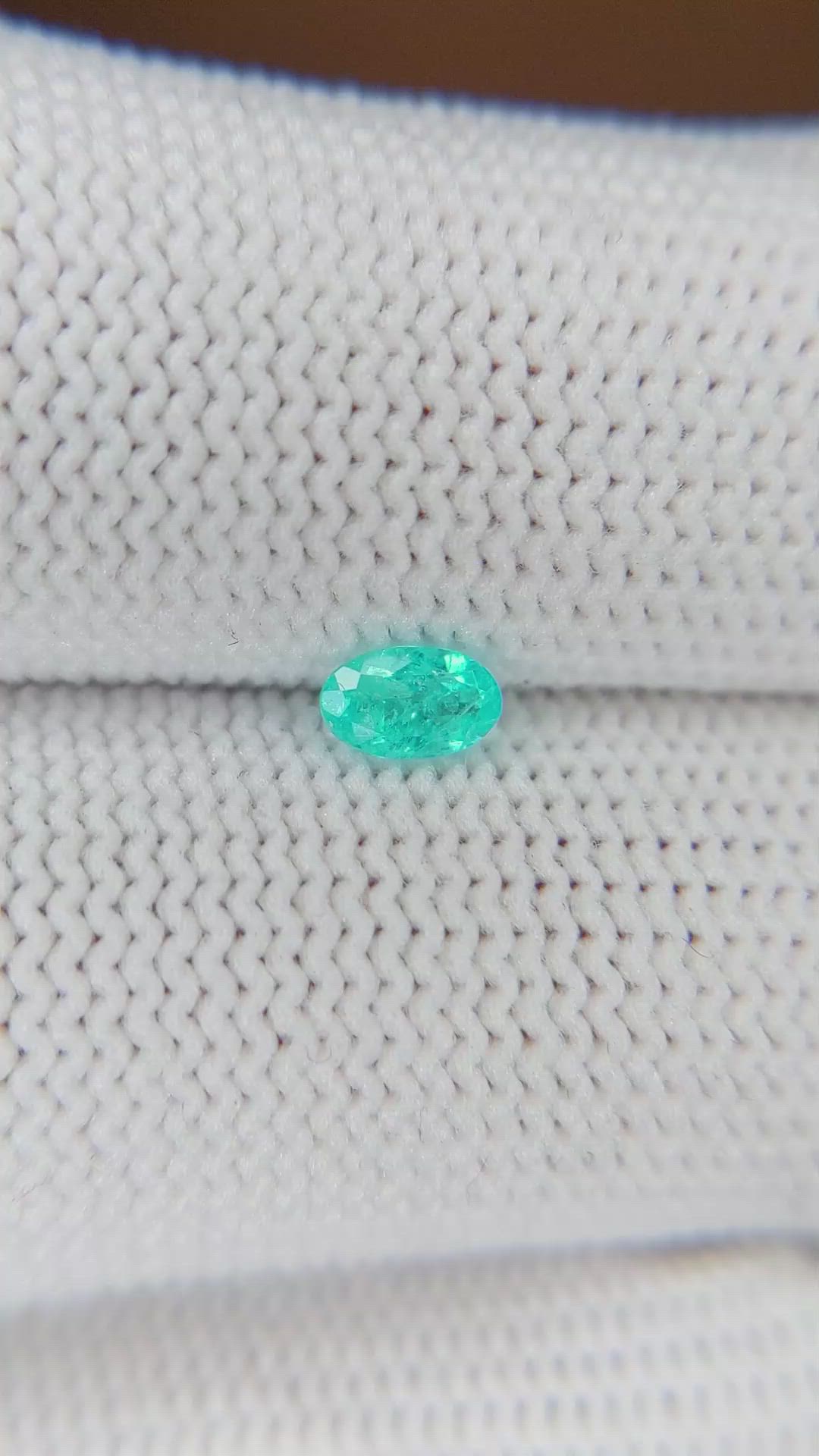 0.22 Ct. Paraiba Tourmaline from Brazil Size Video