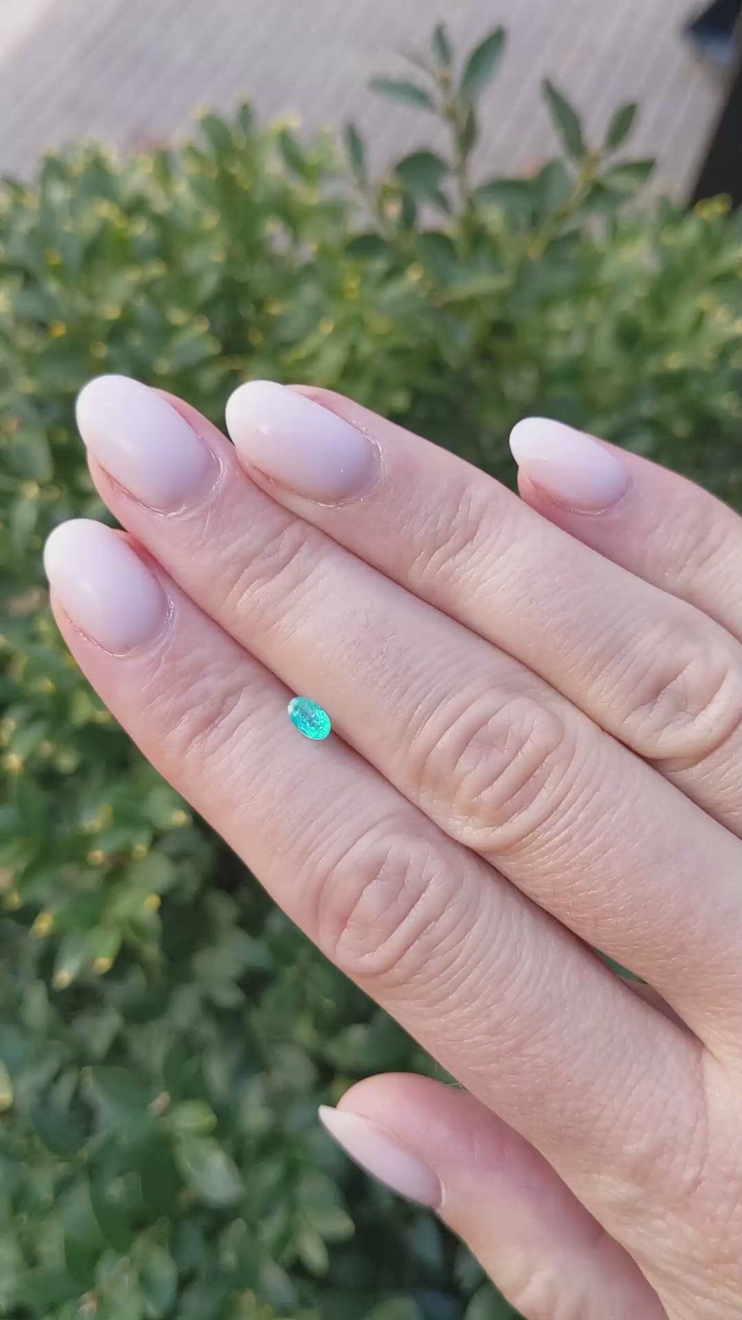 0.22 Ct. Paraiba Tourmaline from Brazil Size Video