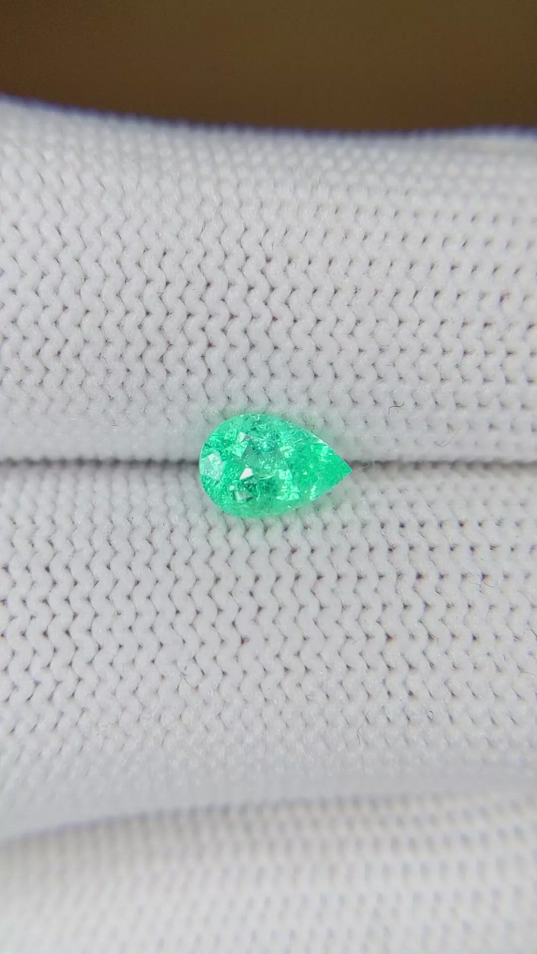 0.62 Ct. Paraiba Tourmaline from Brazil Size Video