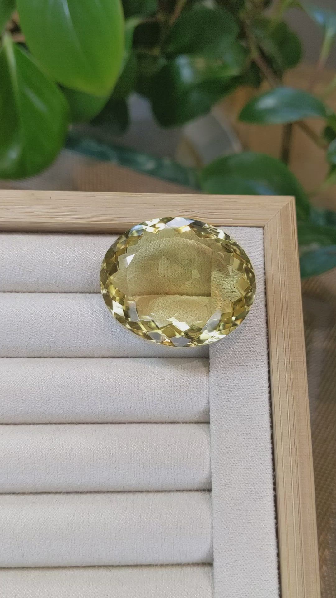 93.56 Ct. Citrine from Brazil Size Video