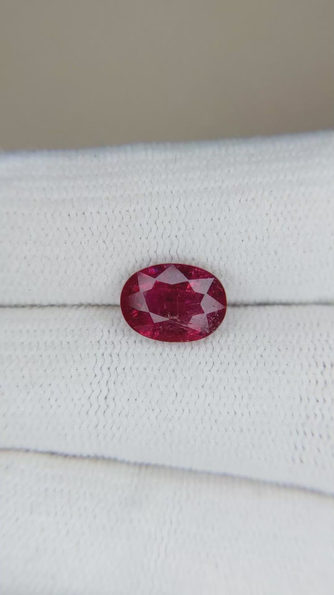 1.76 Ct. Rubellite Tourmaline from Brazil Size Video