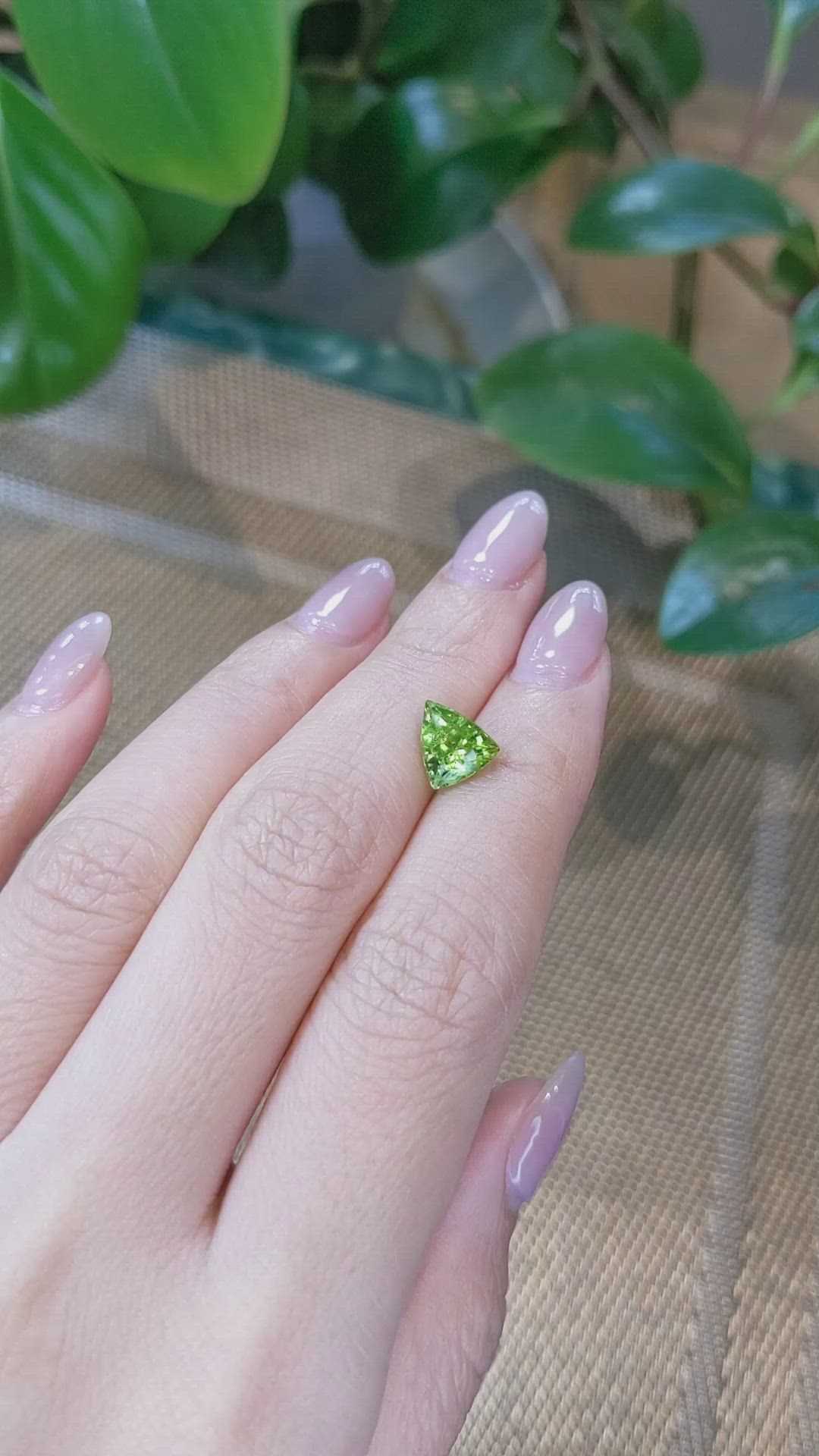 2.11 Ct. Peridot from Burma (Myanmar) Size Video