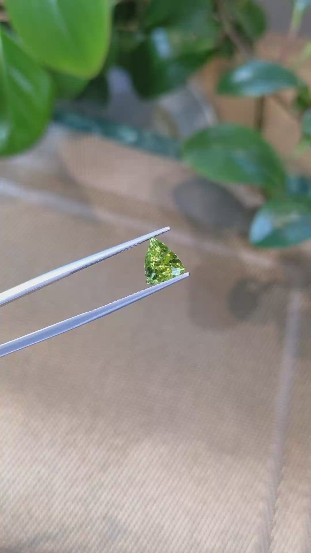2.11 Ct. Peridot from Burma (Myanmar) Size Video