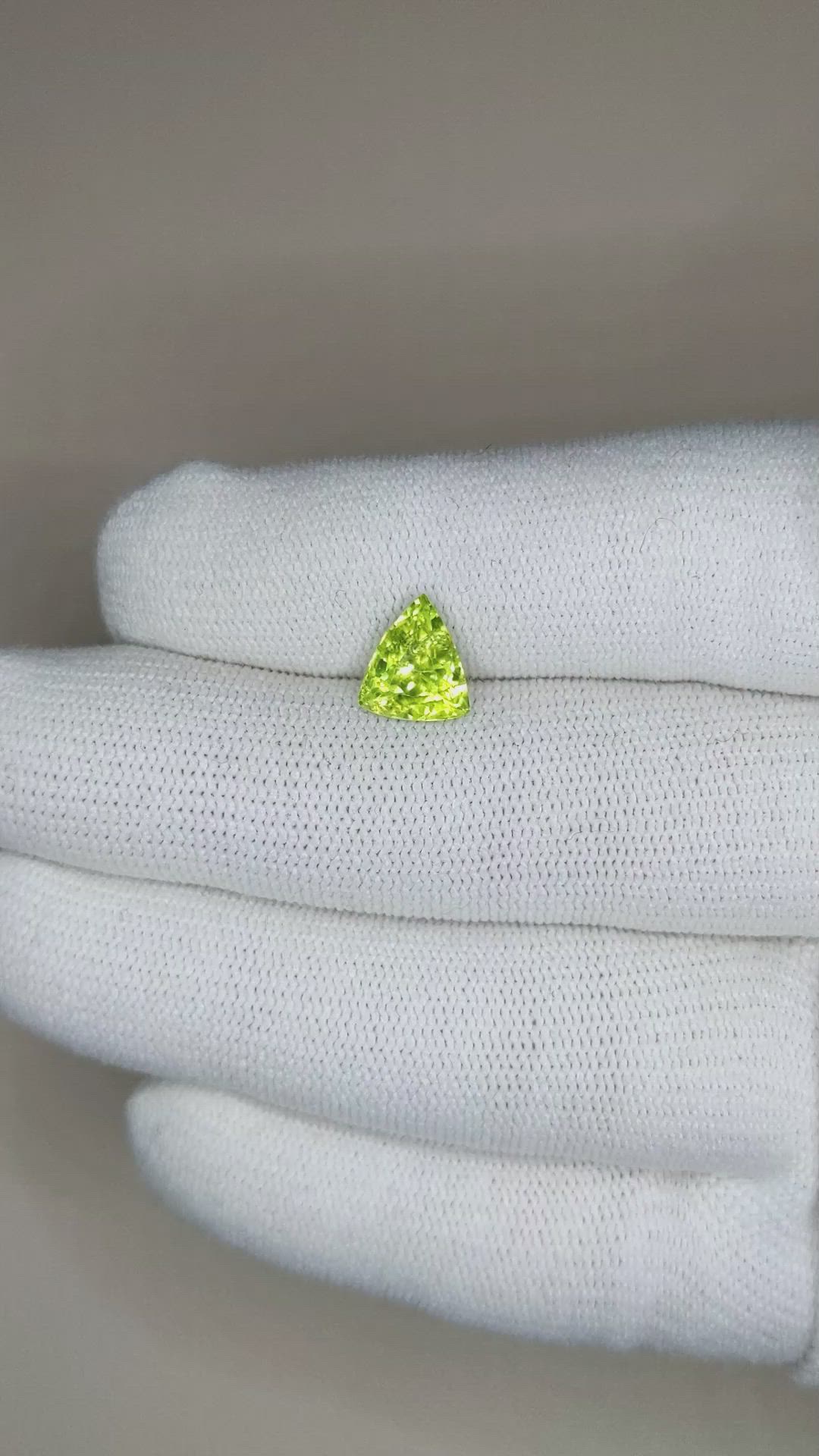 2.11 Ct. Peridot from Burma (Myanmar) Size Video