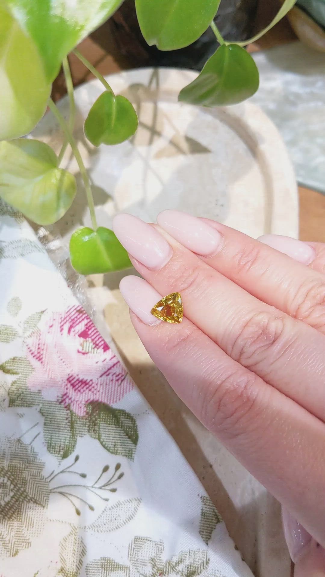 2.01 Ct. Sphene (Titanite) from Madagascar Size Video